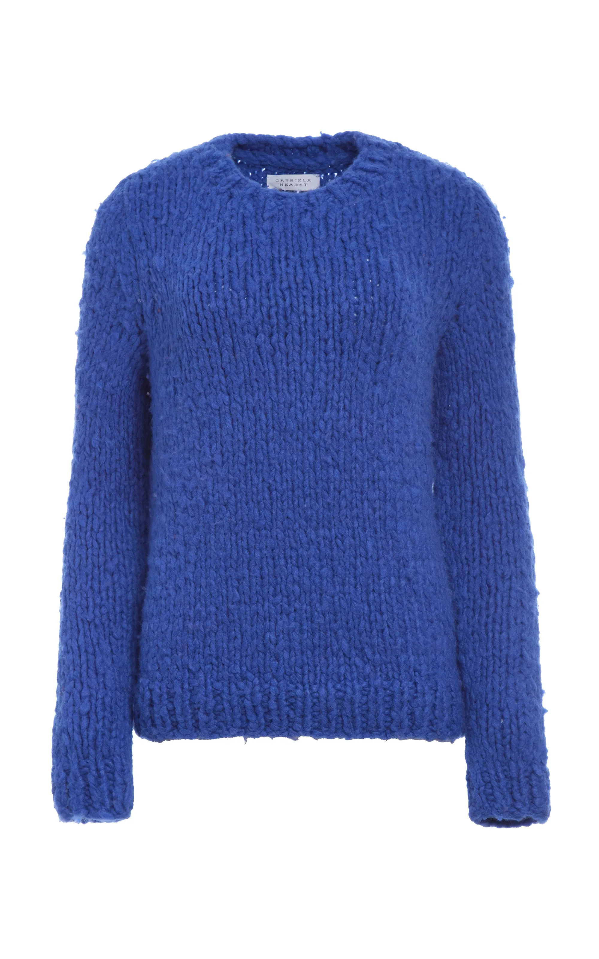 Lawrence Knit Sweater in Cobalt Welfat Cashmere sold by Gabriela Hearst