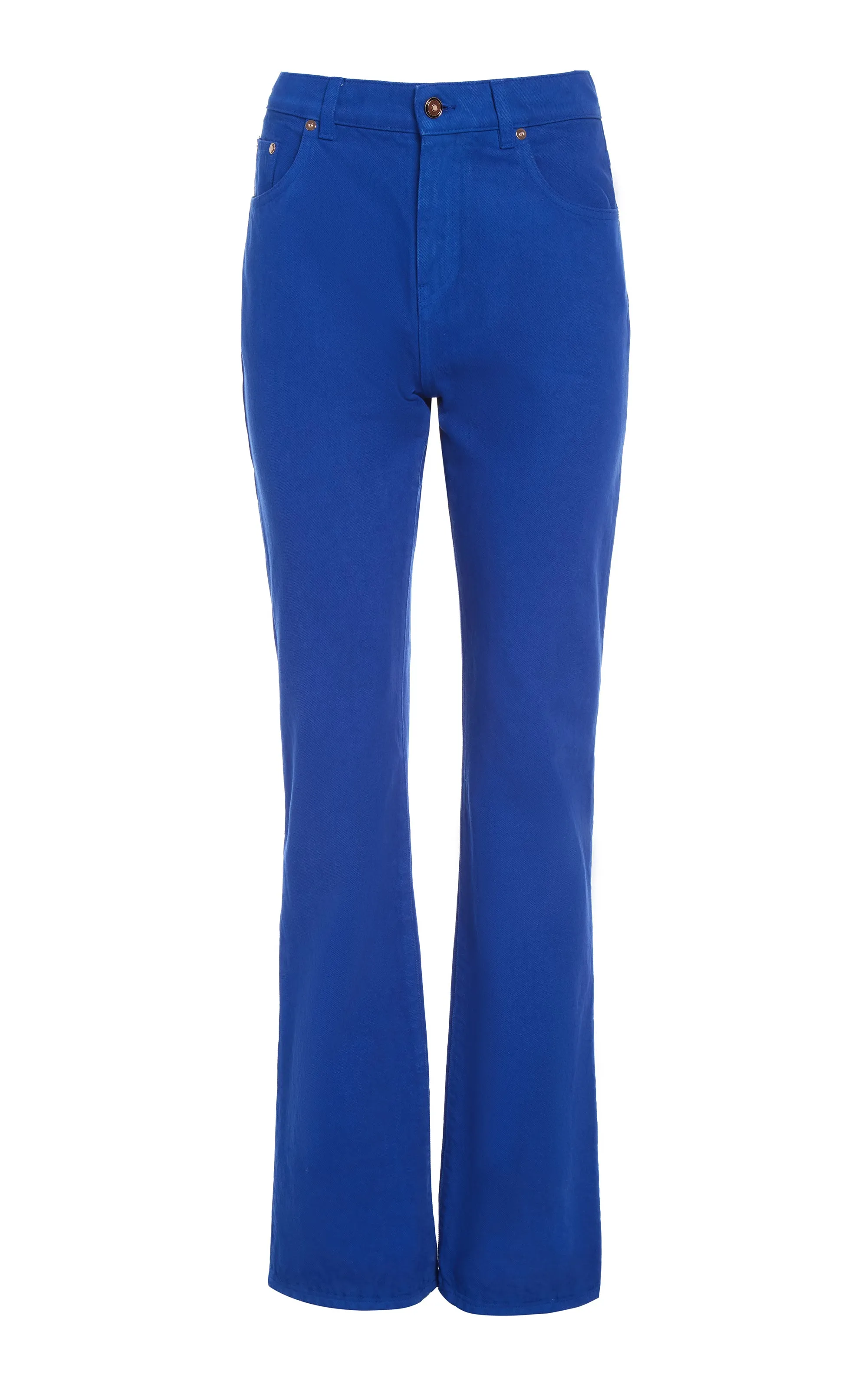 Willa Bootcut Jean in Cobalt Recycled Cotton Denim sold by Gabriela Hearst