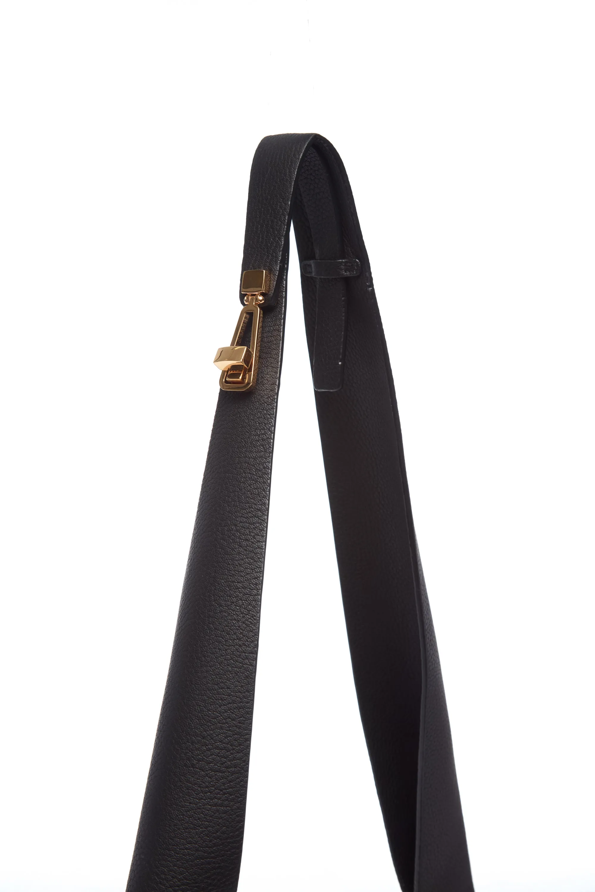 Small Hobo Bag in Black Textured Nappa Leather sold by Gabriela Hearst product image thumbnail 4