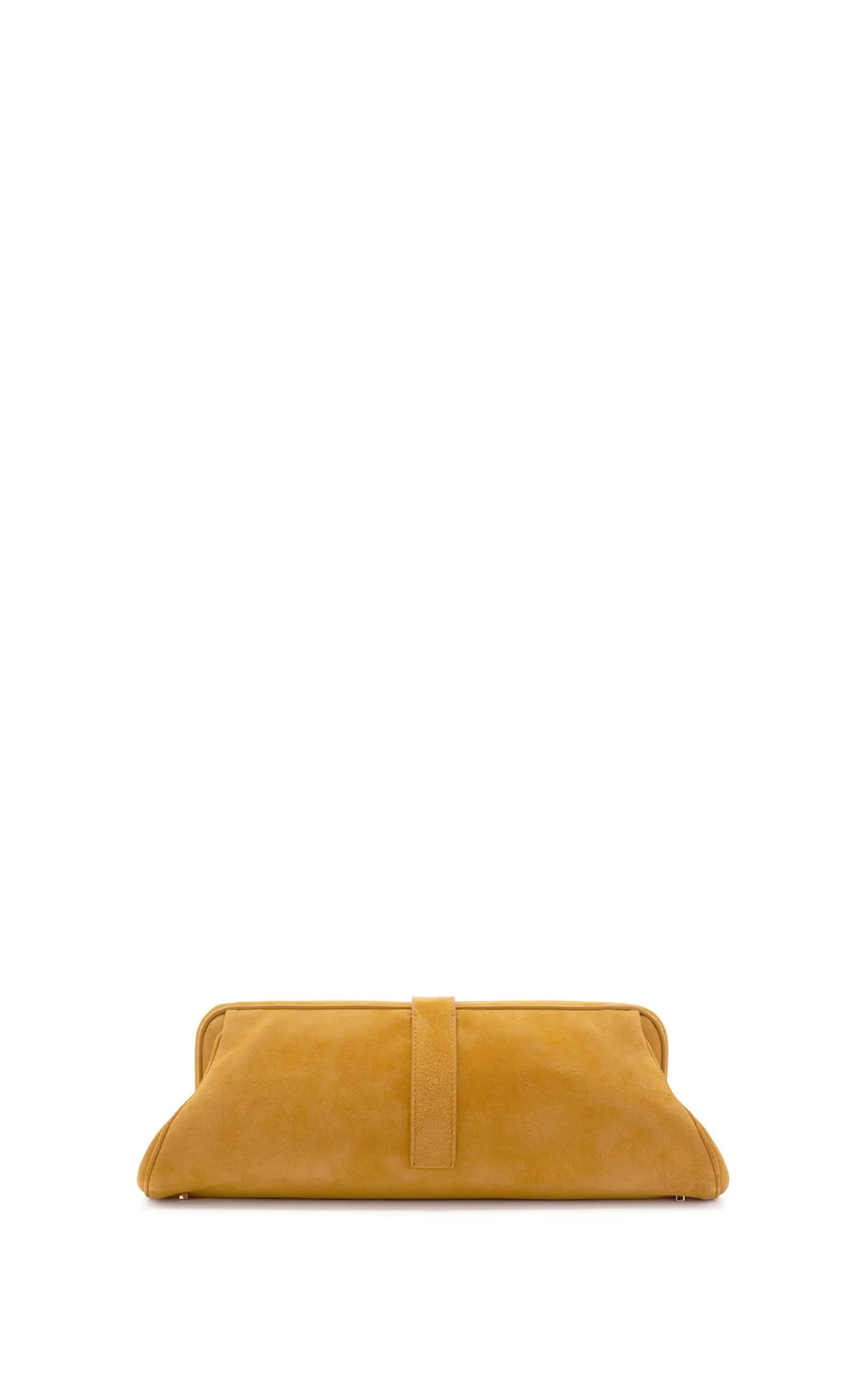 Paola Clutch in Golden Birch Suede sold by Gabriela Hearst product image thumbnail 5