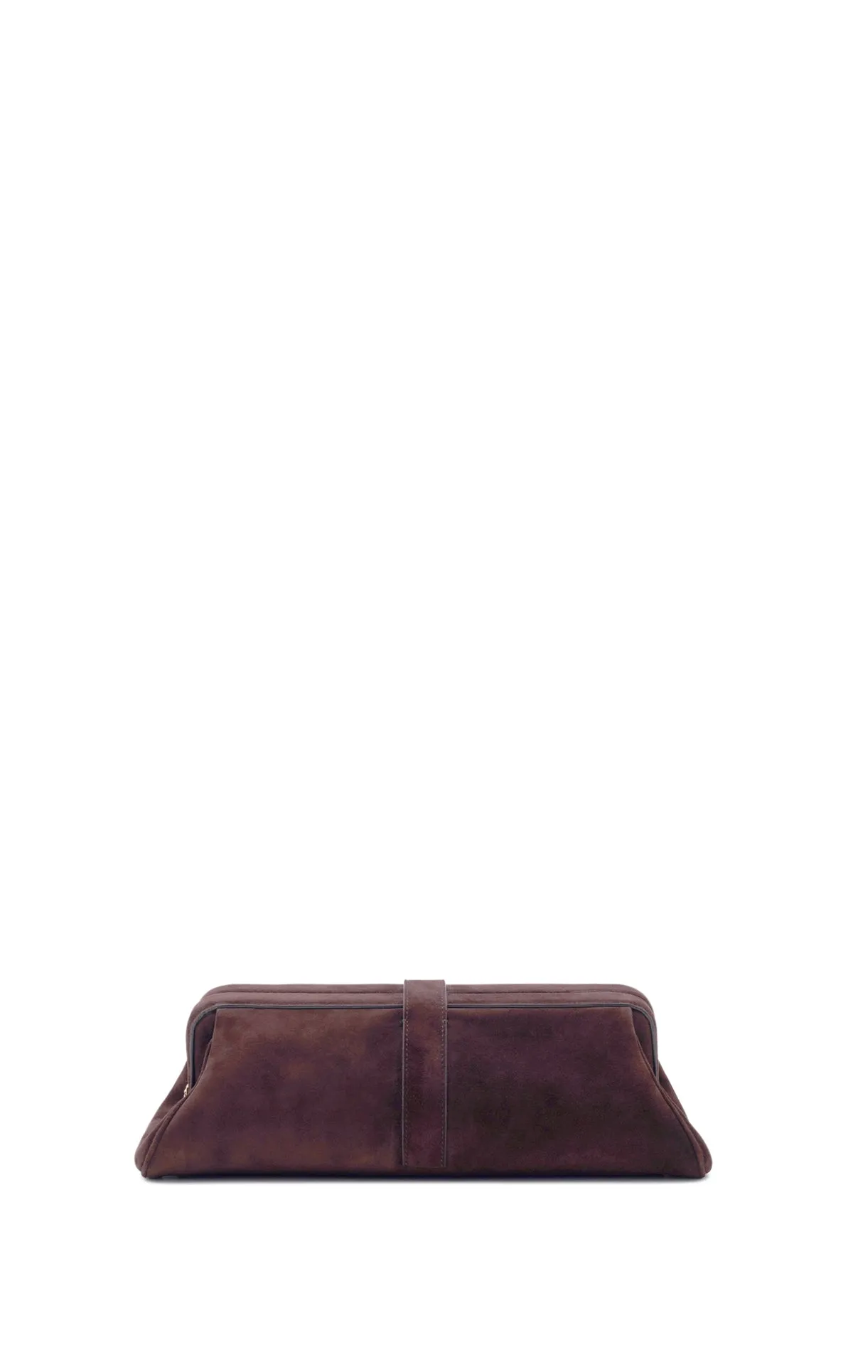 Paola Clutch in Dark Brown Suede sold by Gabriela Hearst product image thumbnail 5