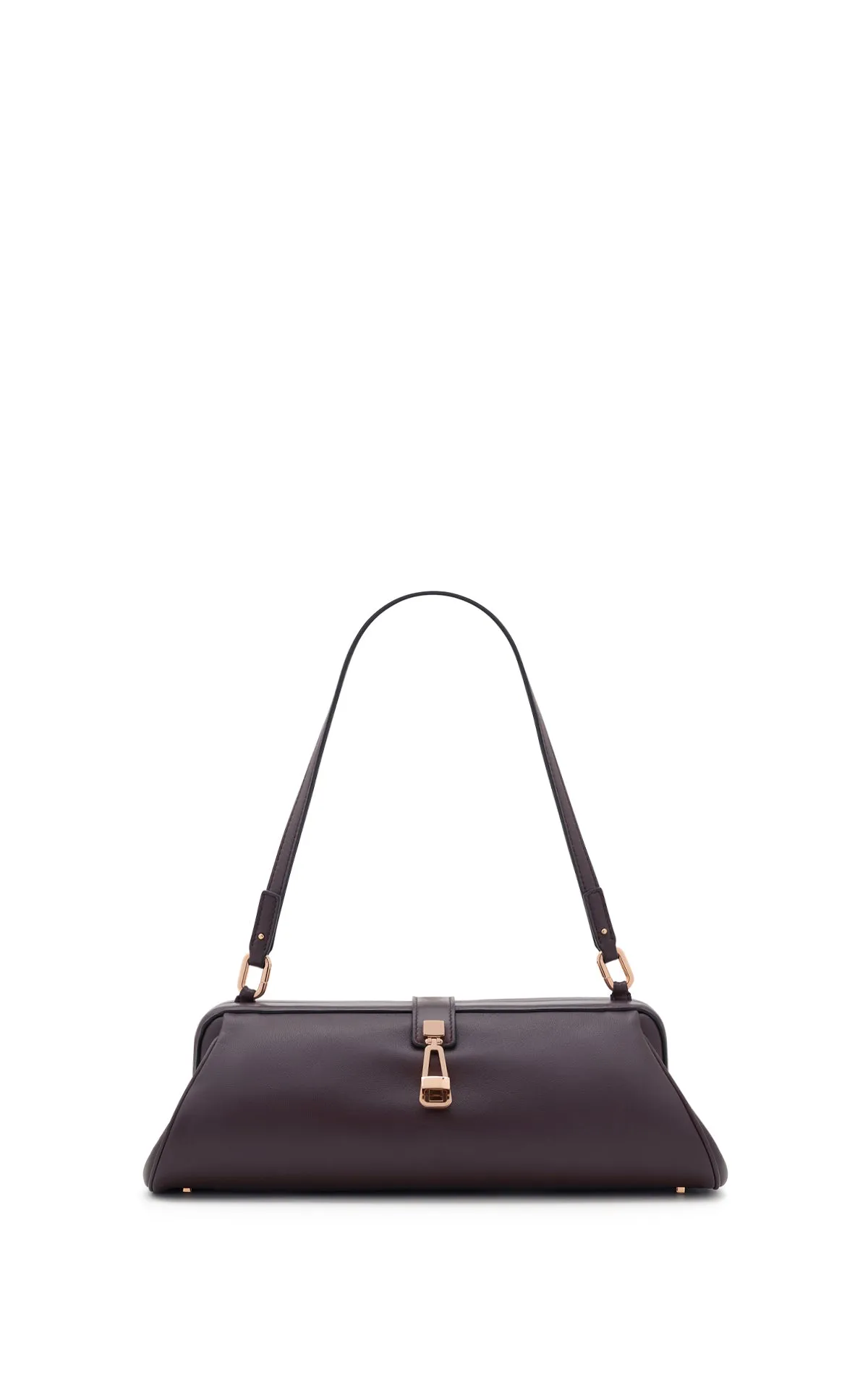 Paola Clutch in Bordeaux Nappa Leather sold by Gabriela Hearst product image thumbnail 3