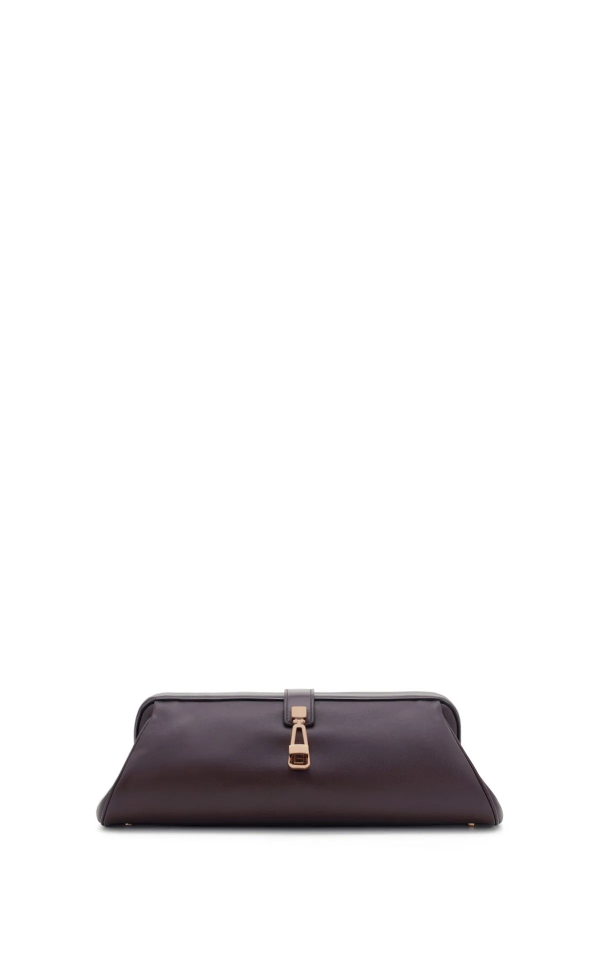 Paola Clutch in Bordeaux Nappa Leather sold by Gabriela Hearst
