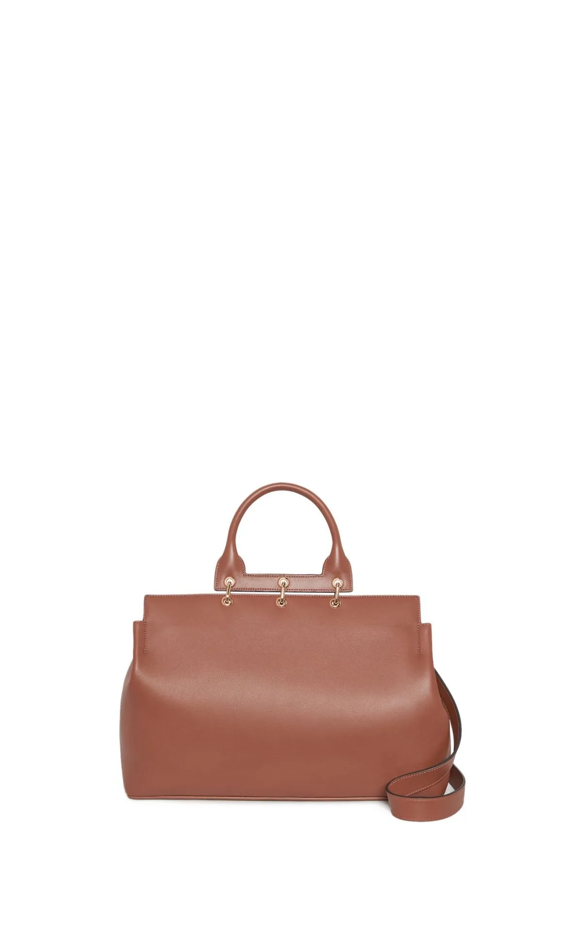 Small Amethyst Bag in Cognac Nappa Leather sold by Gabriela Hearst product image thumbnail 3