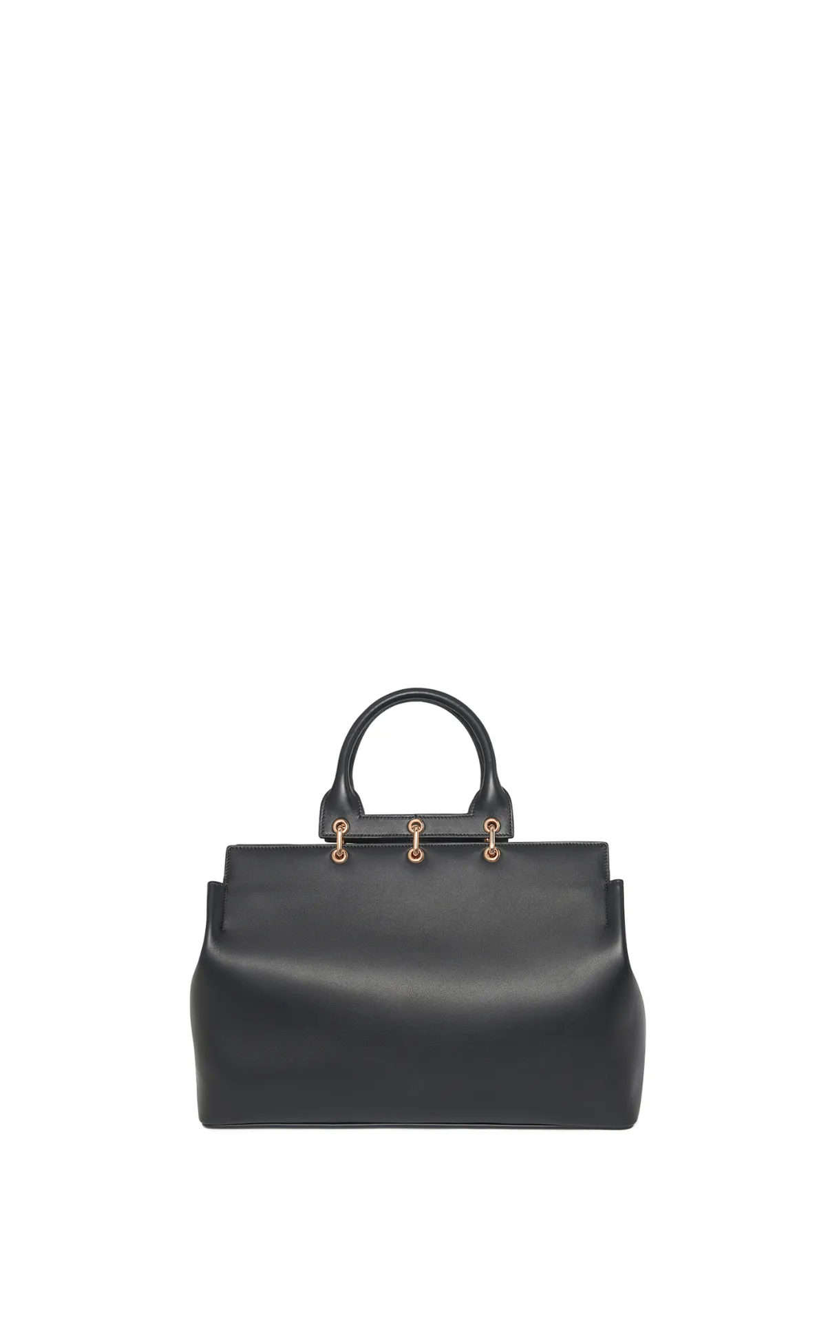 Small Amethyst Bag in Black Nappa Leather sold by Gabriela Hearst