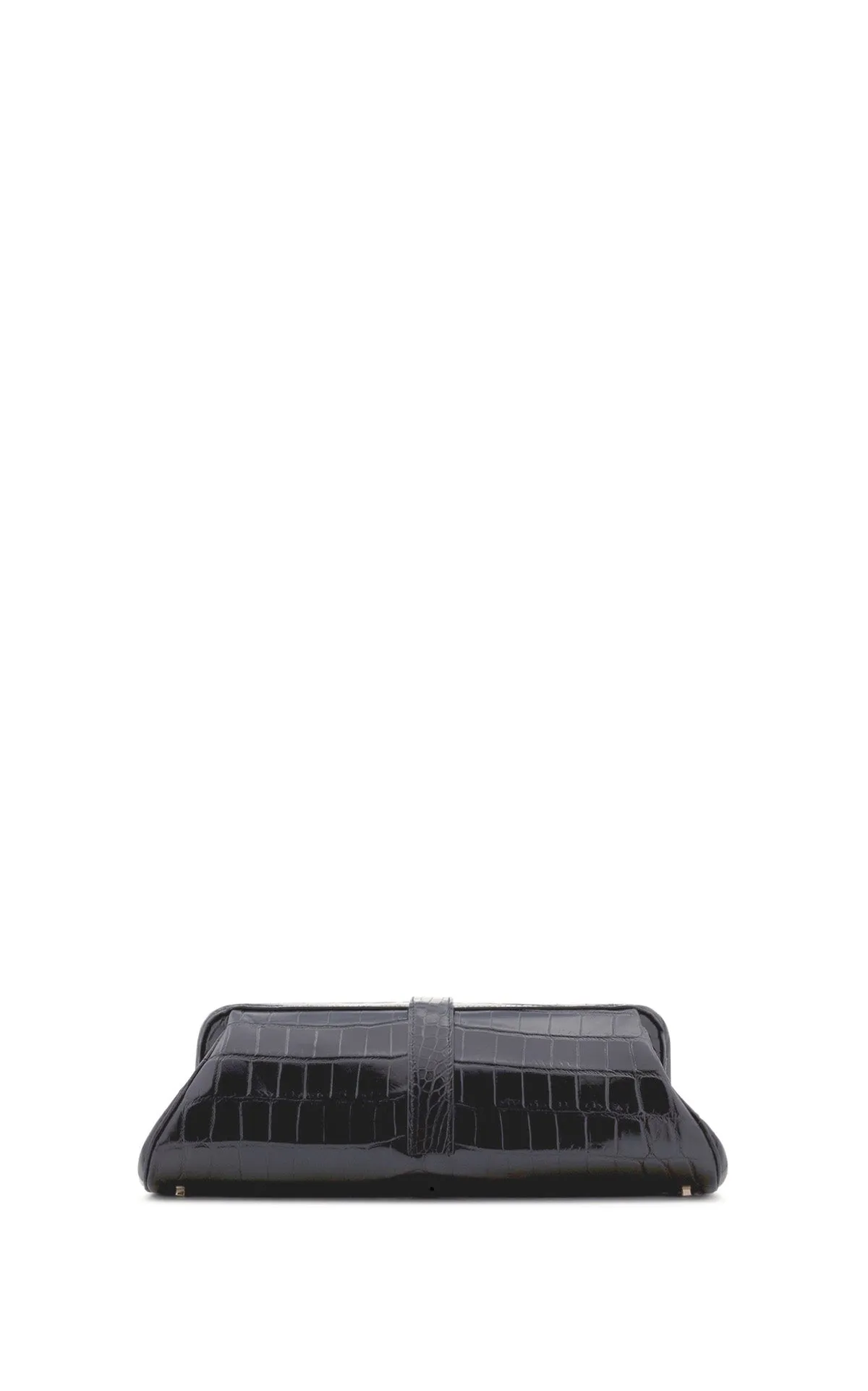 Paola Clutch in Black Crocodile Leather sold by Gabriela Hearst product image thumbnail 4