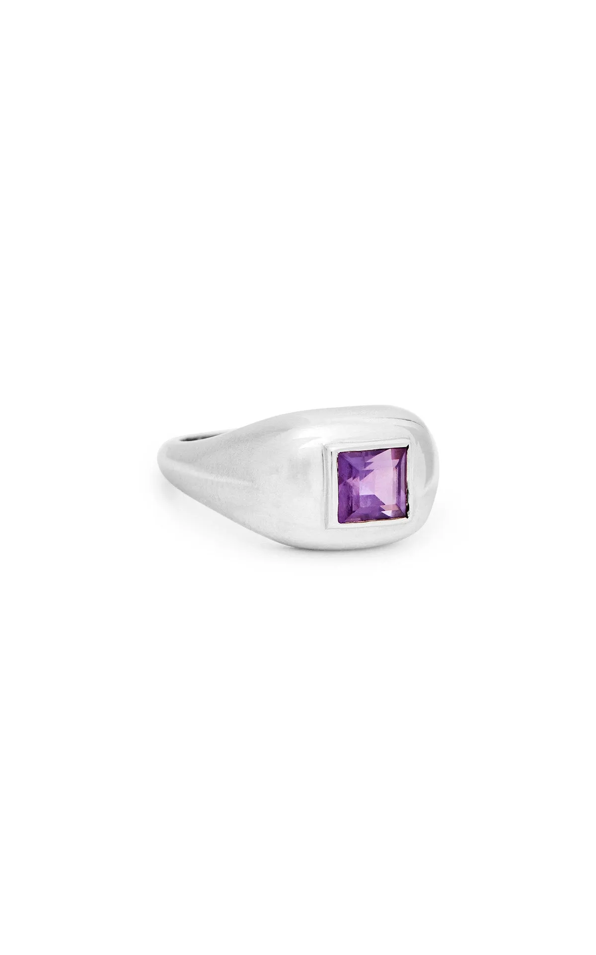Medium Ring in 18K Yellow Gold & Amethyst Stone sold by Gabriela Hearst product image thumbnail 2