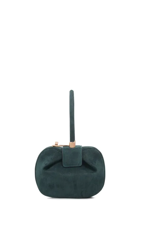 Demi Bag in English Green Suede Corduroy sold by Gabriela Hearst