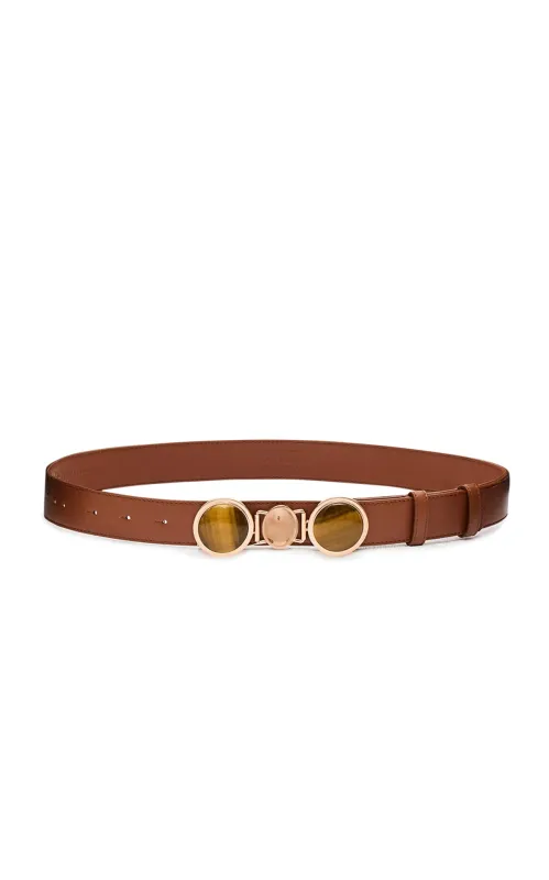 Grange Belt with Stone in Cognac Leather sold by Gabriela Hearst