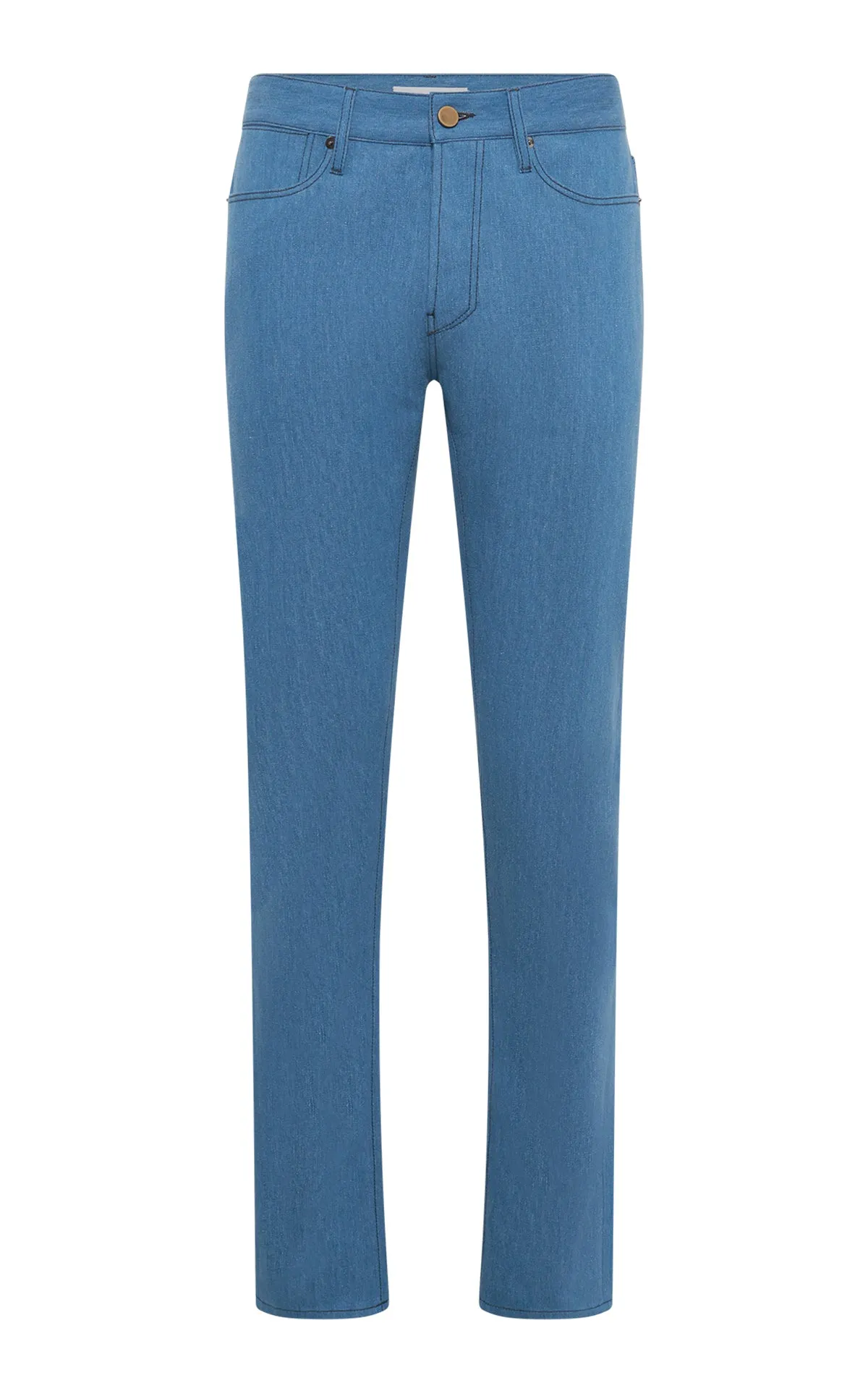 Rey Straight Leg Jean in Light Blue Recycled Cotton sold by Gabriela Hearst