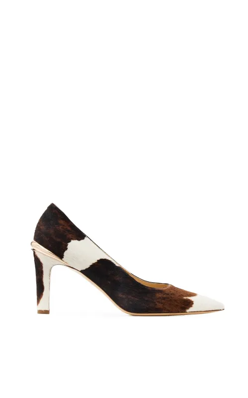 Edwina Pump in Ivory Cognac Multi Leather sold by Gabriela Hearst