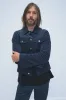 Barry Jacket in Electric Navy Suede Corduroy sold by Gabriela Hearst