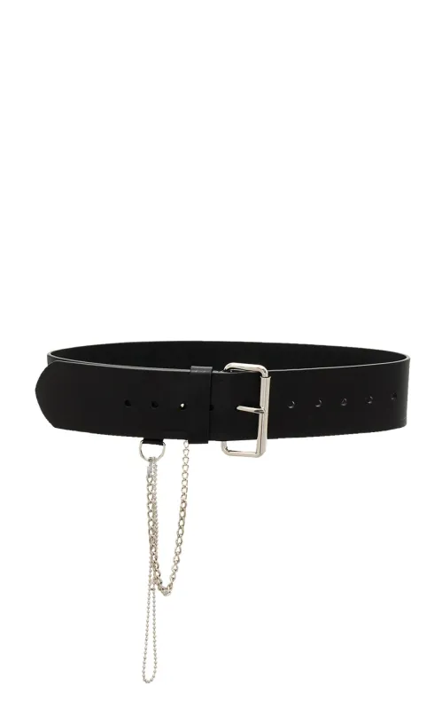 Zealand Belt in Black Leather sold by Gabriela Hearst