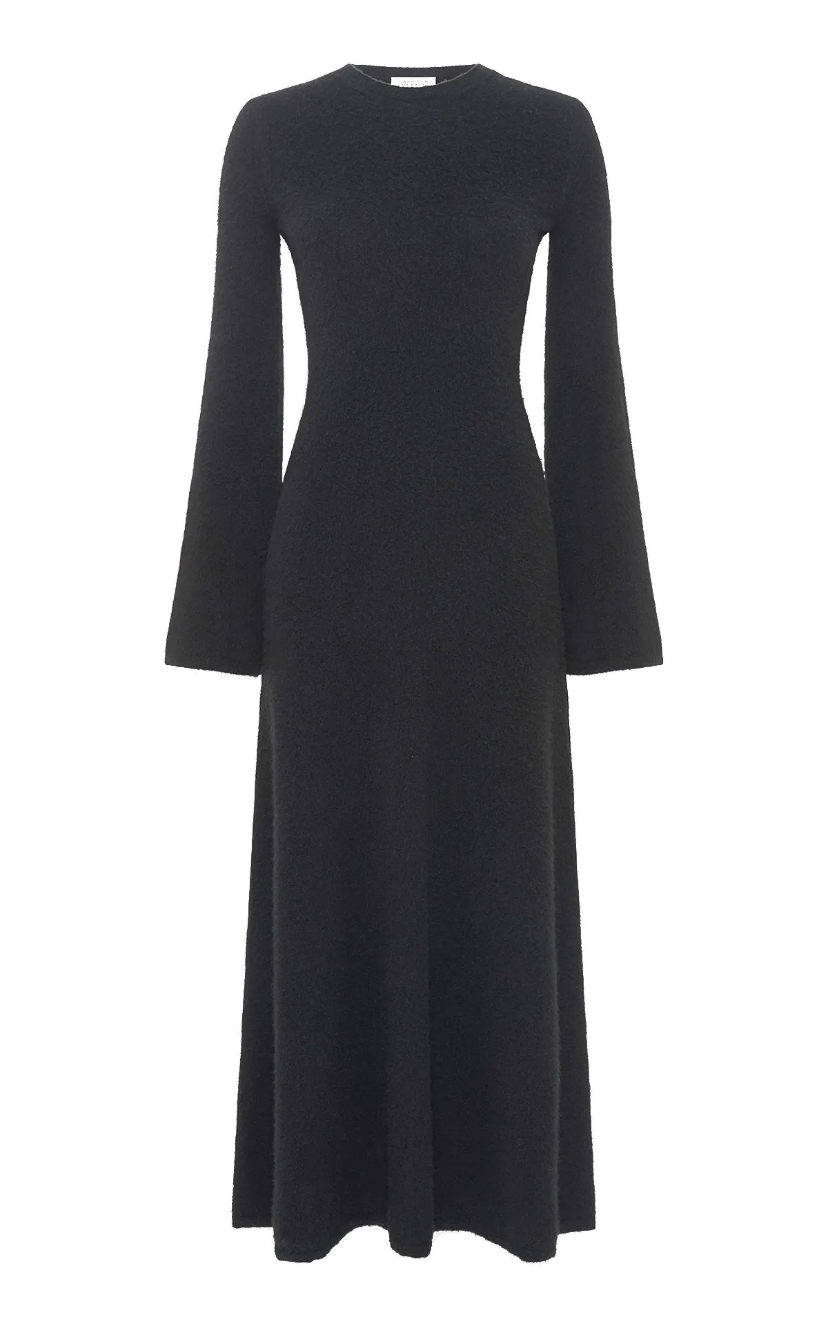 Uriel Knit Dress in Black Brushed Cashmere sold by Gabriela Hearst