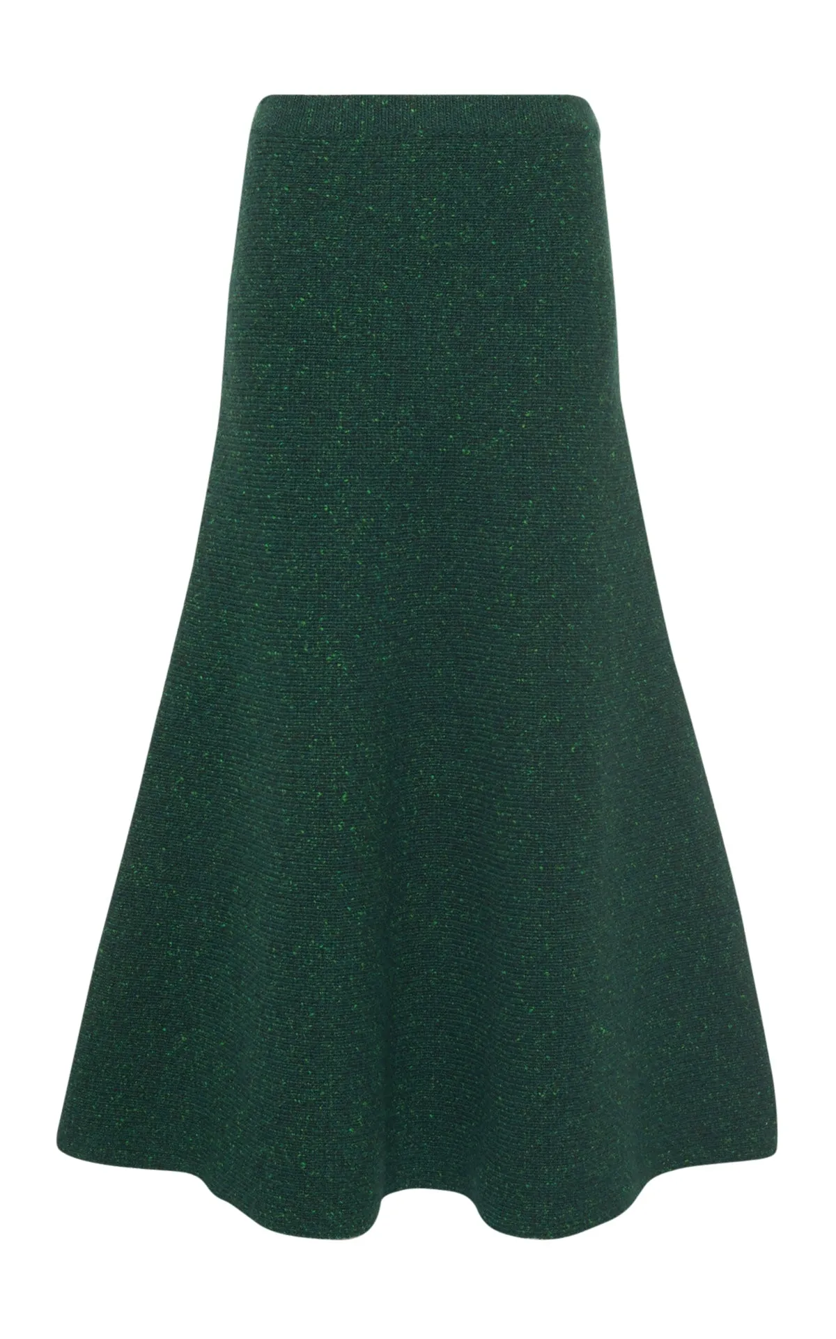 Eden Knit Skirt in English Green Cashmere sold by Gabriela Hearst