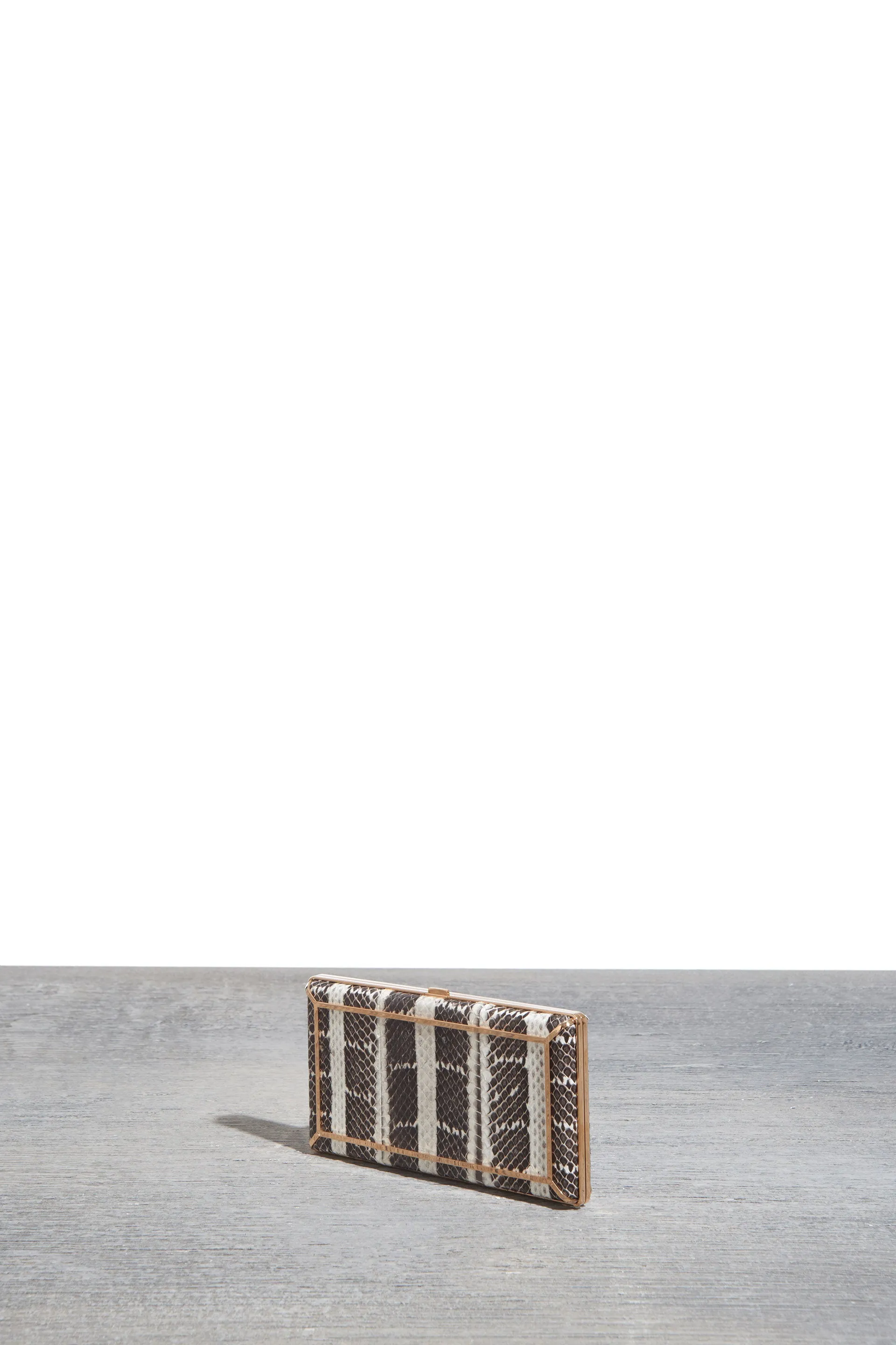 Callas Clutch in Black & White Snakeskin sold by Gabriela Hearst product image thumbnail 2