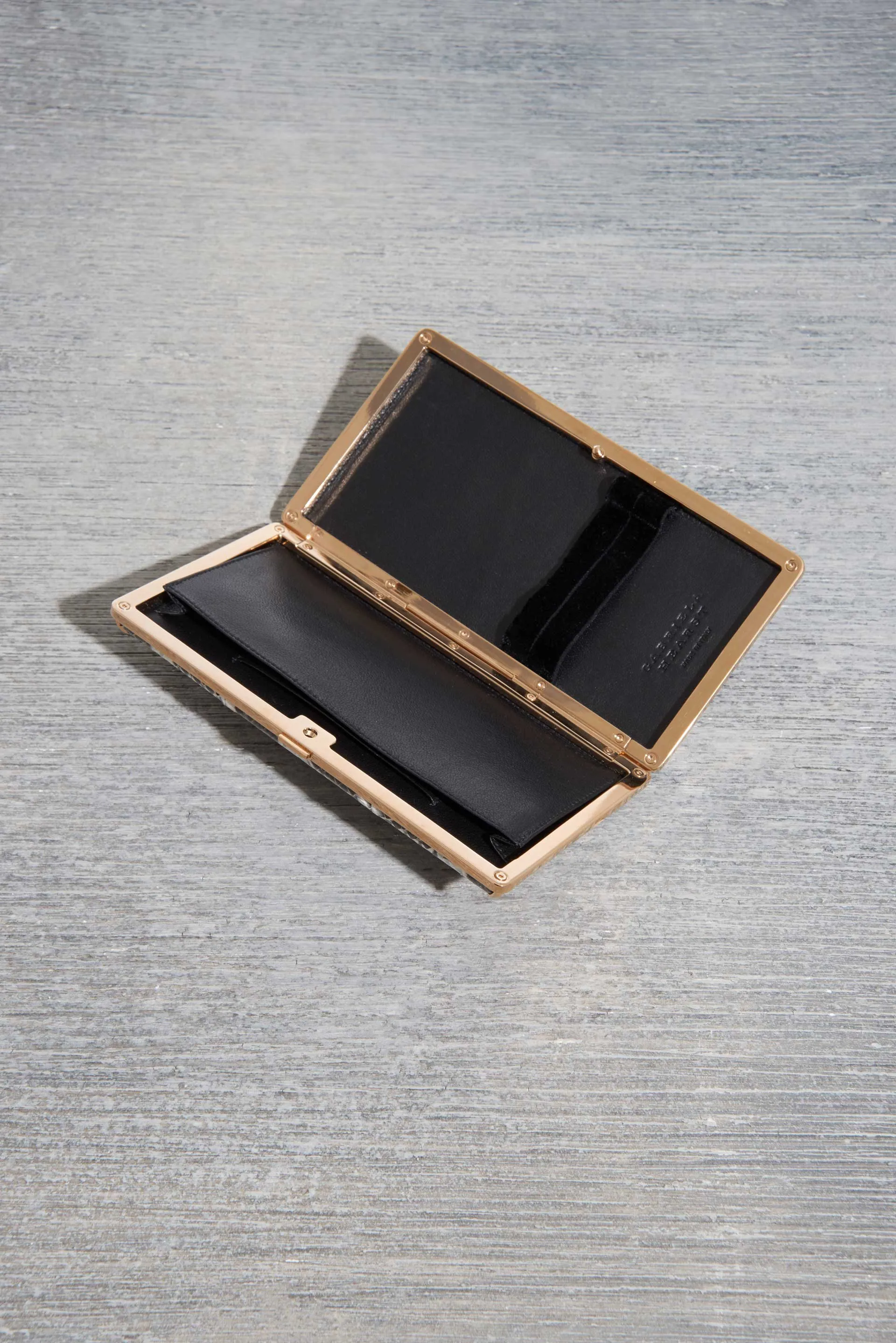 Callas Clutch in Black & White Snakeskin sold by Gabriela Hearst product image thumbnail 3