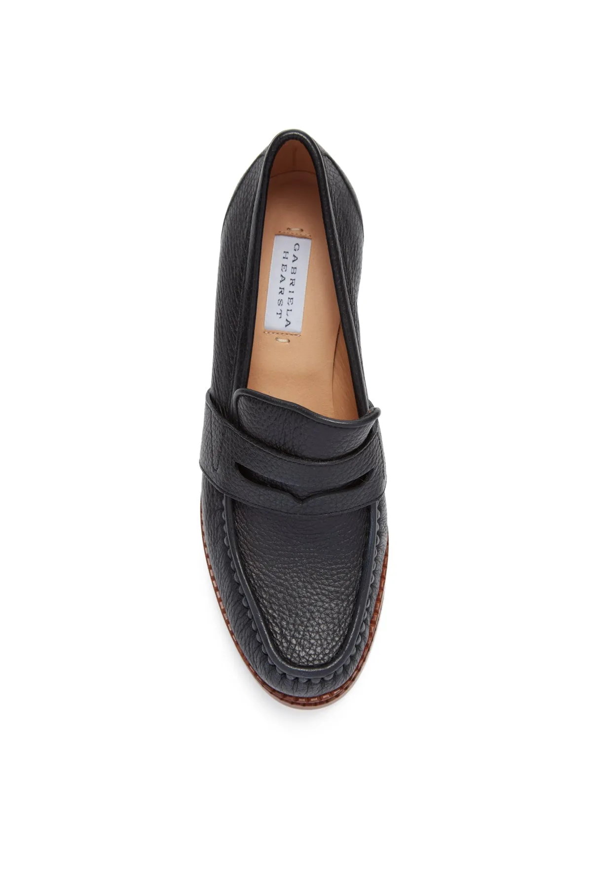 Augusta Platform Loafer in Black Leather sold by Gabriela Hearst product image thumbnail 4