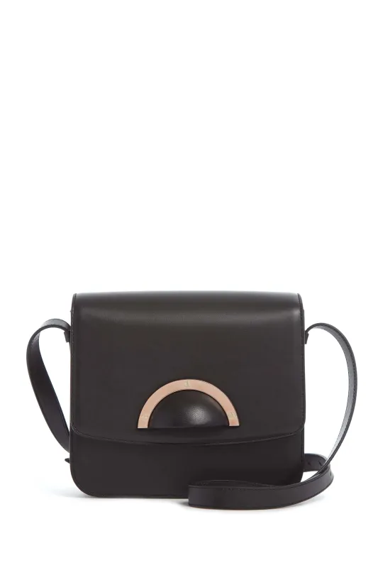 Bethania Crossbody Box Bag in Black Leather sold by Gabriela Hearst