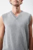 Fielding Knit Vest in Heather Grey Cashmere sold by Gabriela Hearst