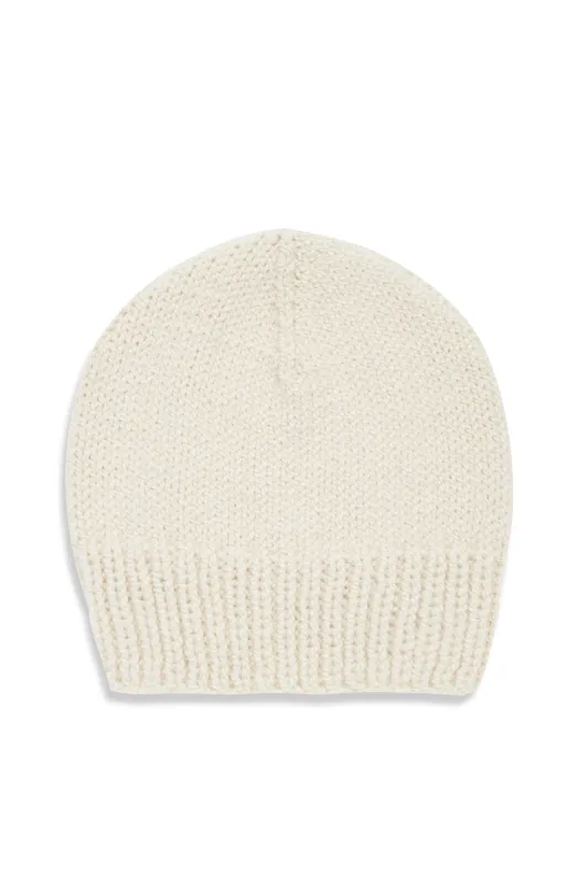 Reynold Hat in Ivory Cashmere sold by Gabriela Hearst