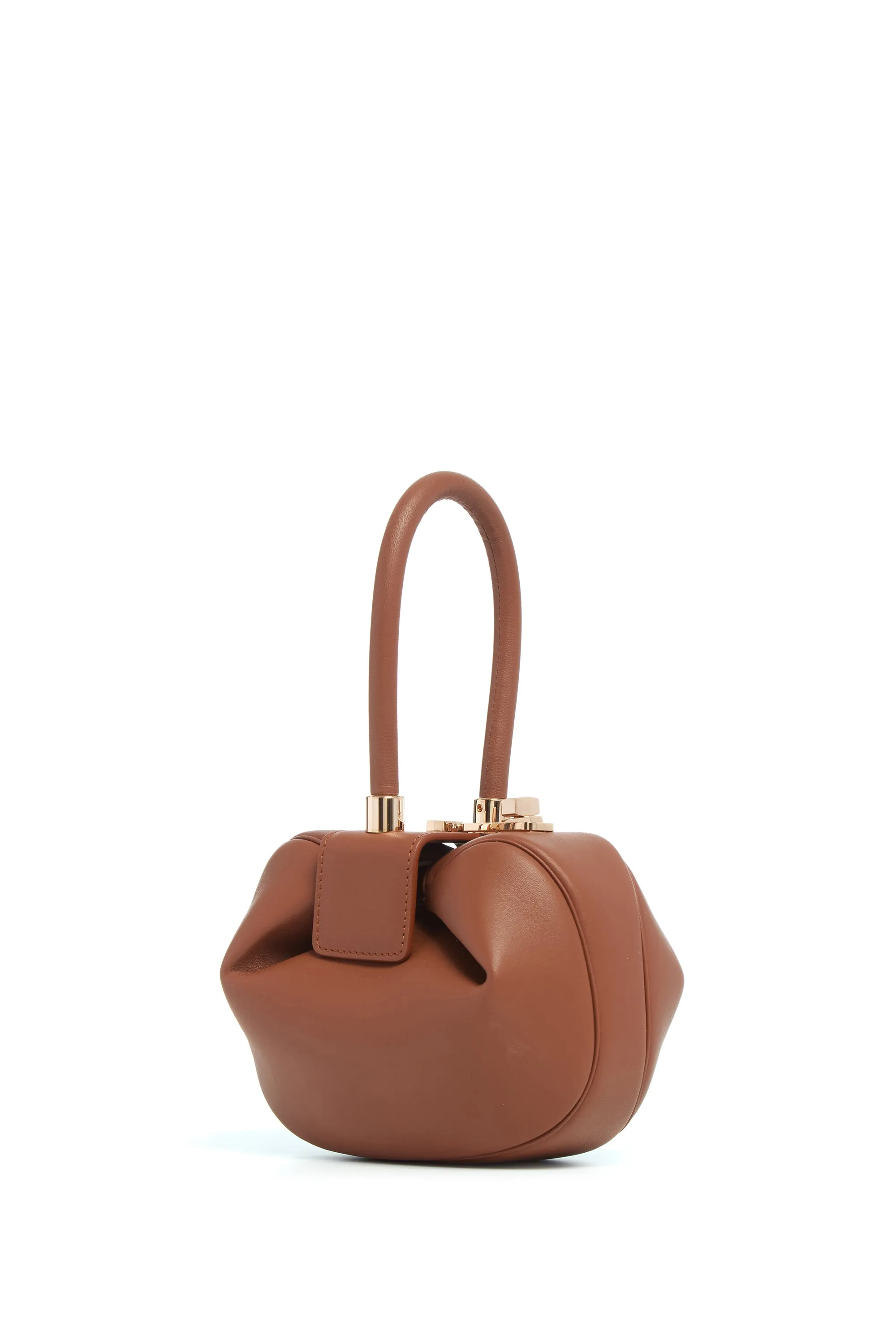 Demi Bag in Cognac Nappa Leather sold by Gabriela Hearst