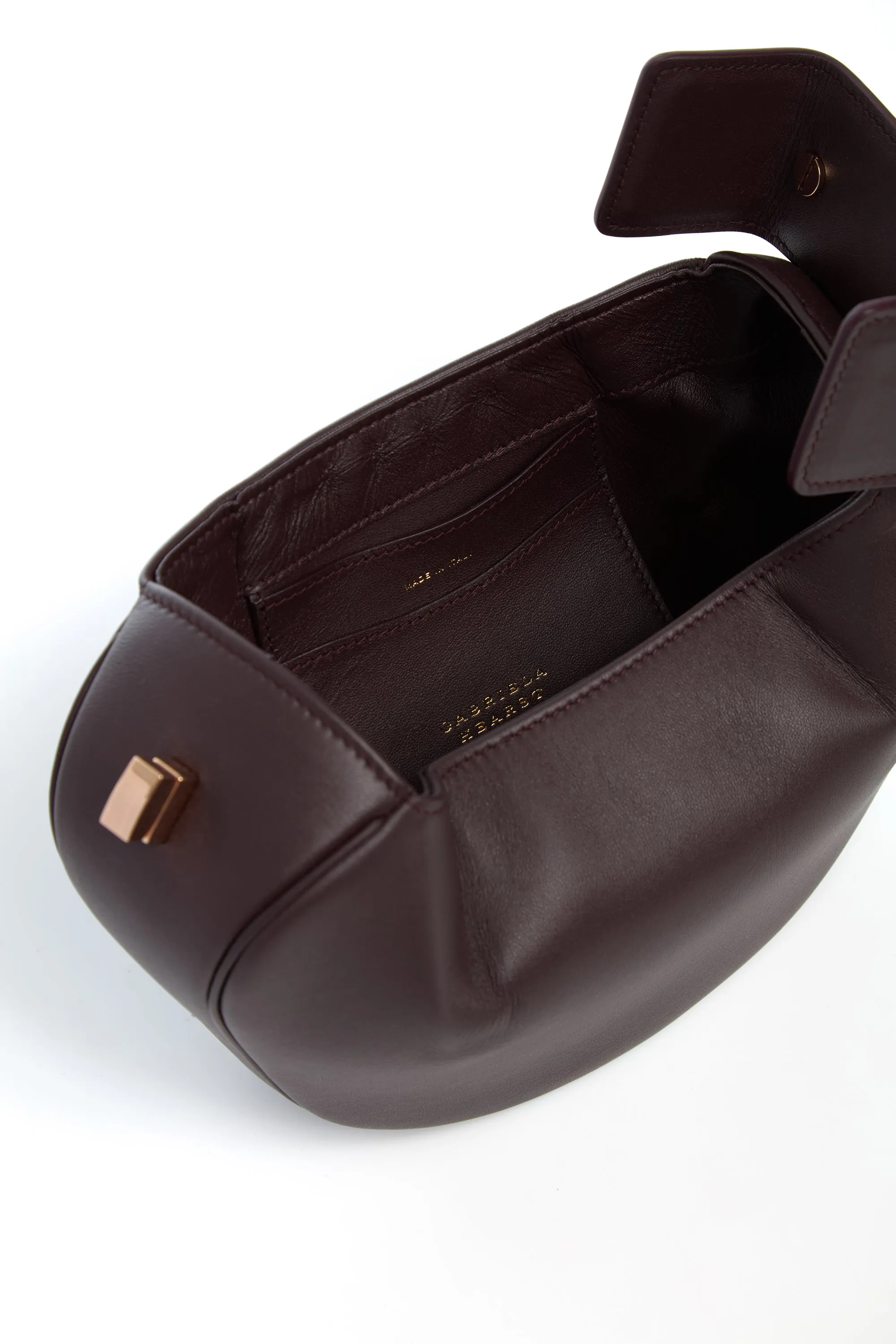 Demi Bag in Bordeaux Nappa Leather sold by Gabriela Hearst product image thumbnail 4
