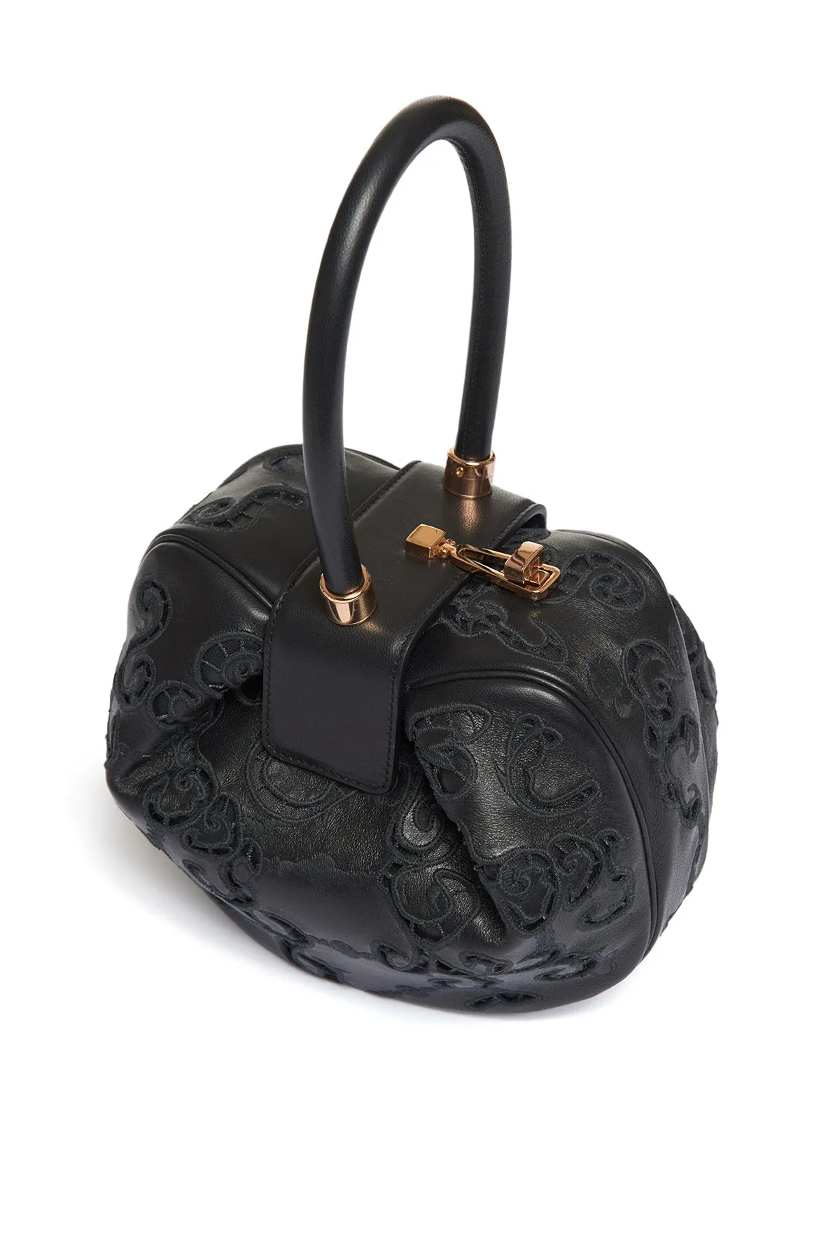 Nina Lace Bag in Black Nappa Leather sold by Gabriela Hearst product image thumbnail 4