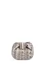 Soft Demi Clutch in Black and White Snakeskin sold by Gabriela Hearst