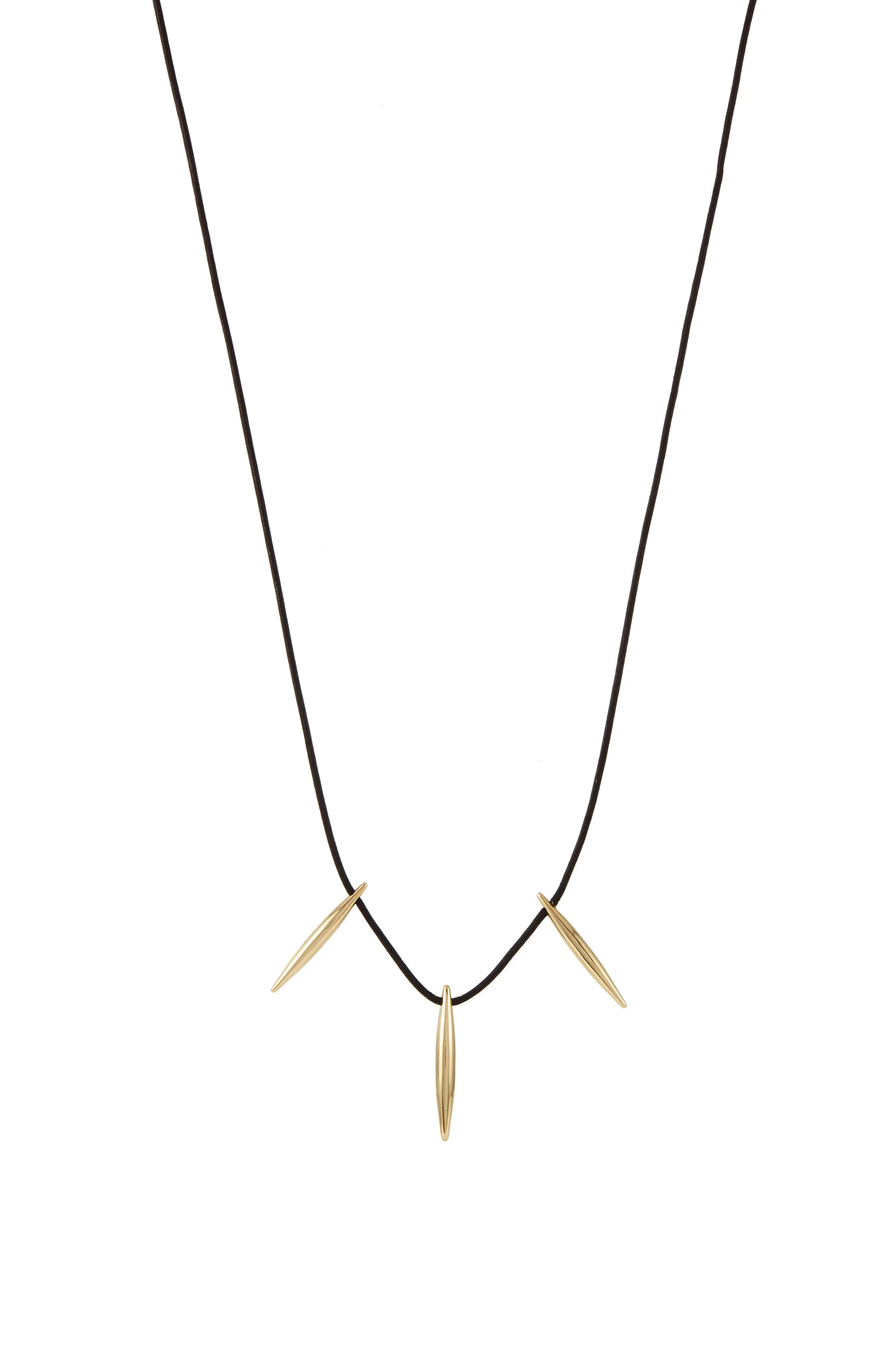Trinity Pendant in 18K Yellow Gold sold by Gabriela Hearst