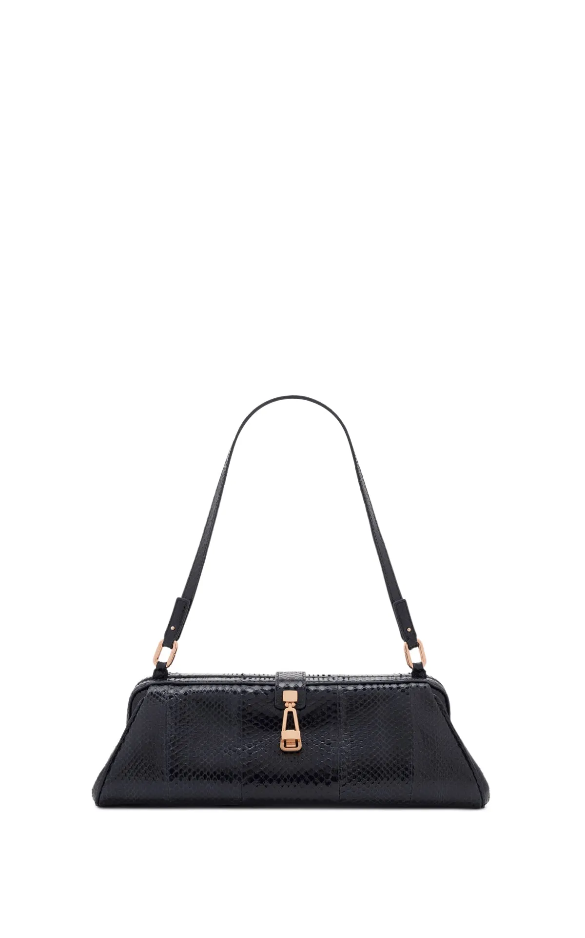 Paola Clutch in Black Snakeksin sold by Gabriela Hearst product image thumbnail 5