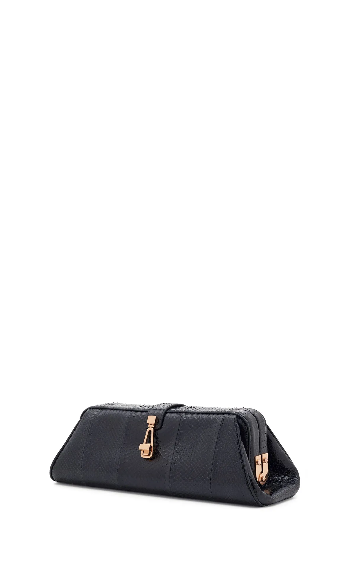 Paola Clutch in Black Snakeksin sold by Gabriela Hearst product image thumbnail 3