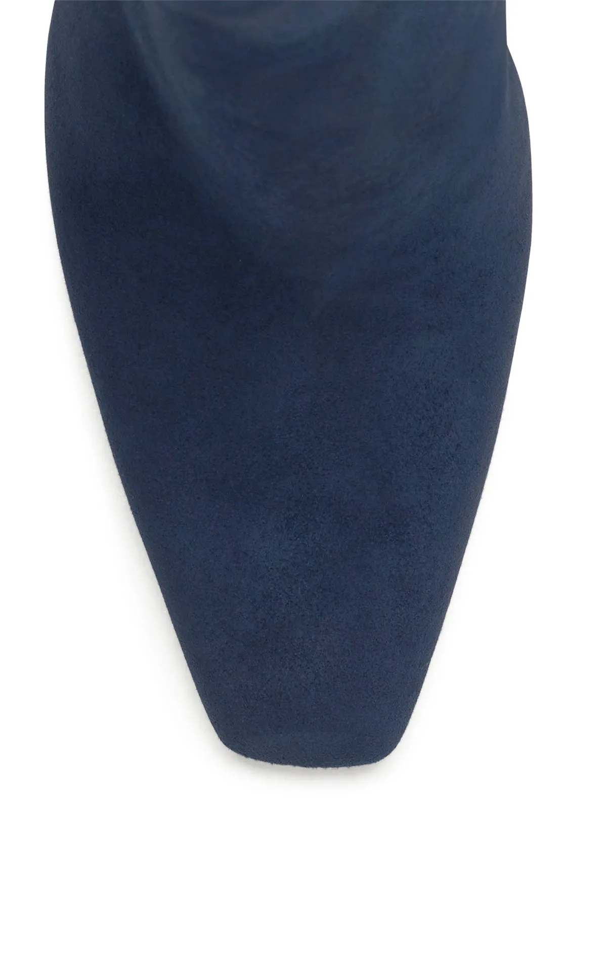 Luke High Heel Ankle Boot in Navy Suede sold by Gabriela Hearst product image thumbnail 4