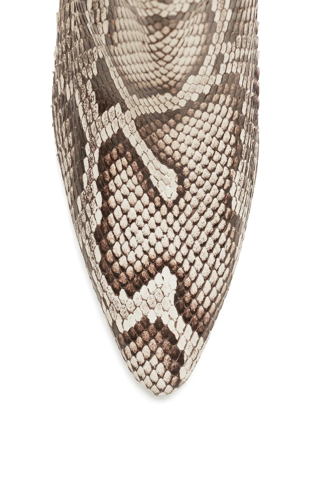 Clayton Ankle Boot in Black & White Inversa™ Snakeskin sold by Gabriela Hearst product image thumbnail 4