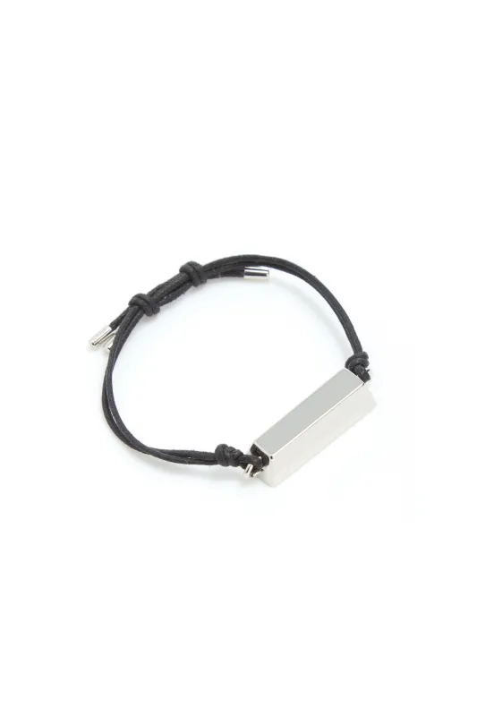 Bar Bracelet in Platinum with Pearls sold by Gabriela Hearst