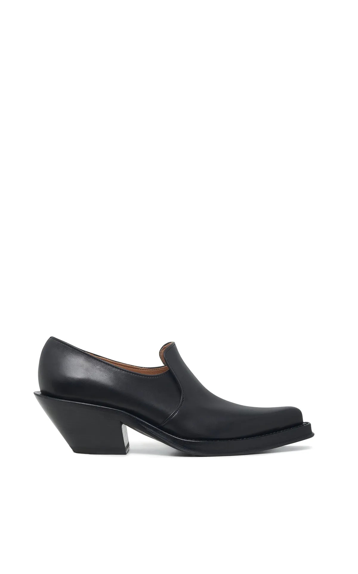 Jack Loafer in Black Nappa Leather sold by Gabriela Hearst