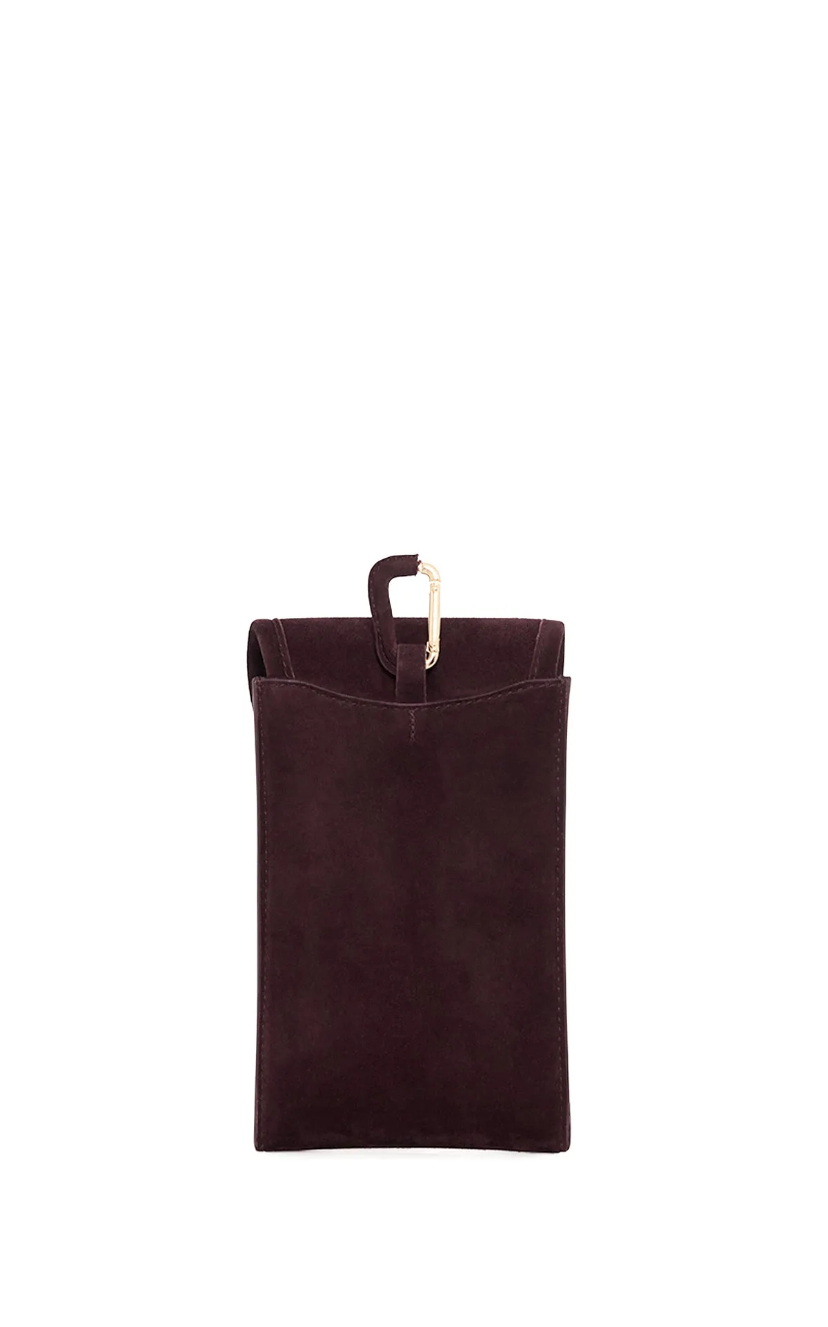 Sunglasses Pouch in Dark Chocolate Suede sold by Gabriela Hearst product image thumbnail 3
