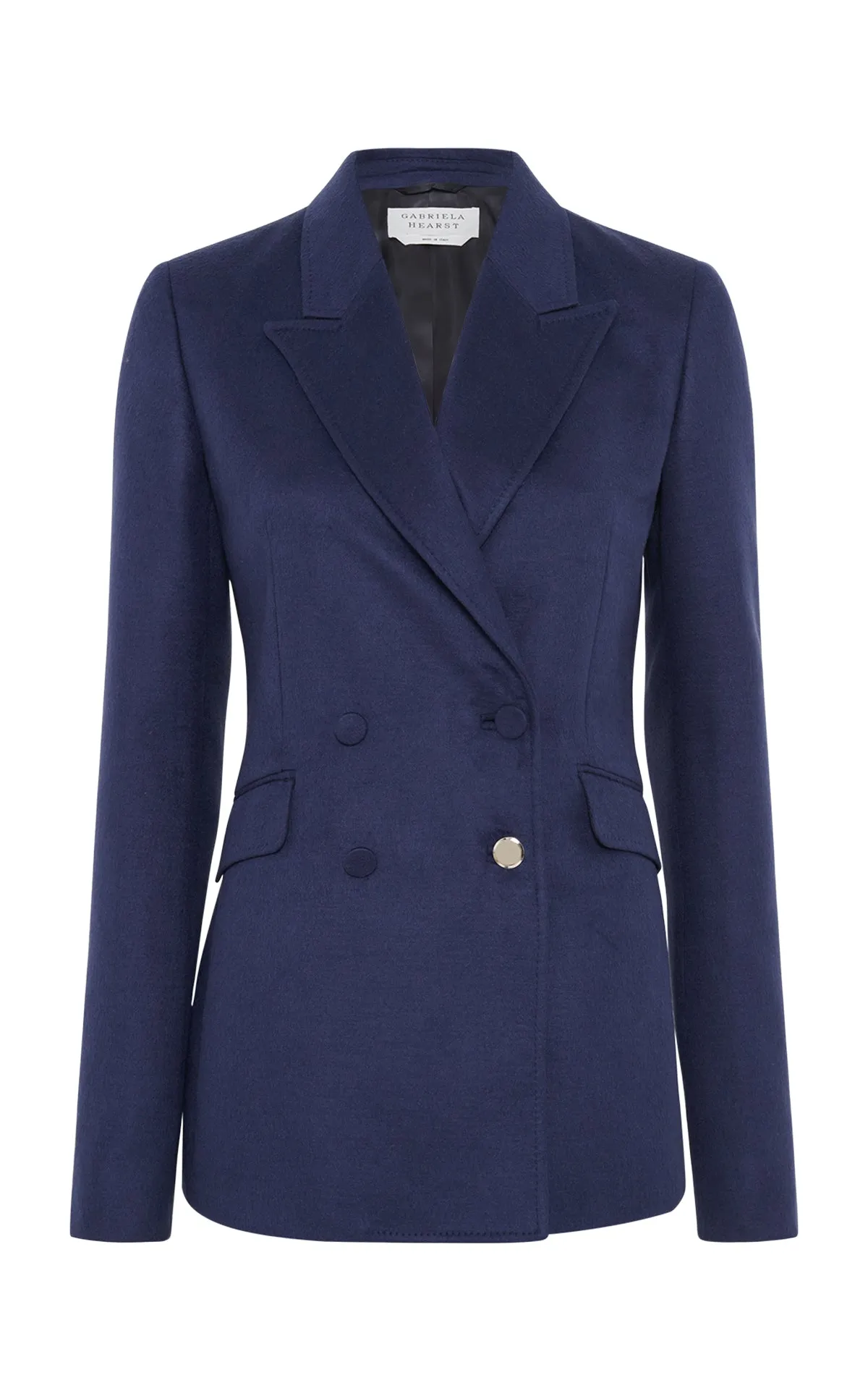 Stephanie Blazer in Navy Winter Silk sold by Gabriela Hearst