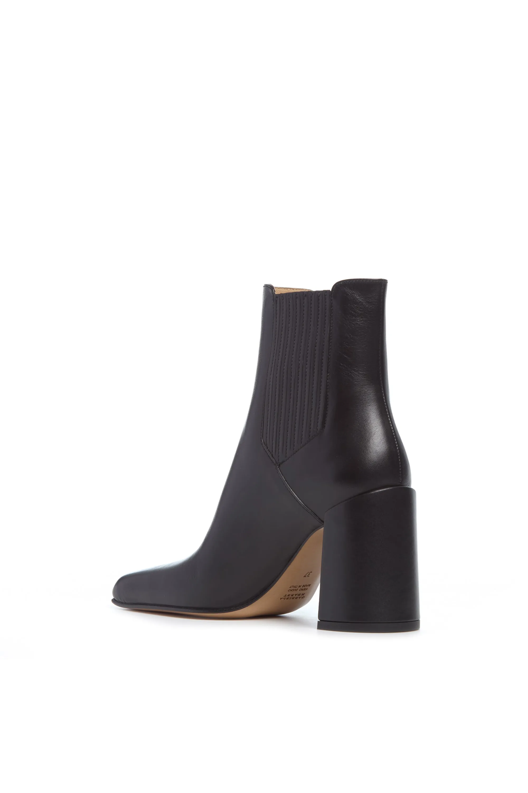 Luke High Heel Ankle Boot in Black Leather sold by Gabriela Hearst product image thumbnail 4