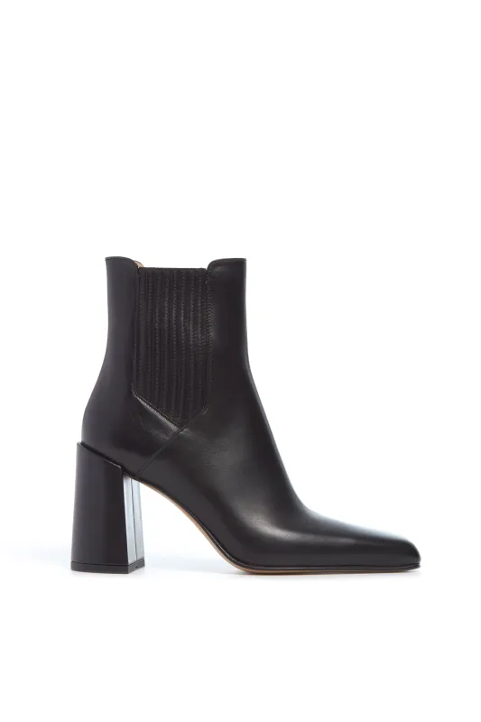 Luke High Heel Ankle Boot in Black Leather sold by Gabriela Hearst