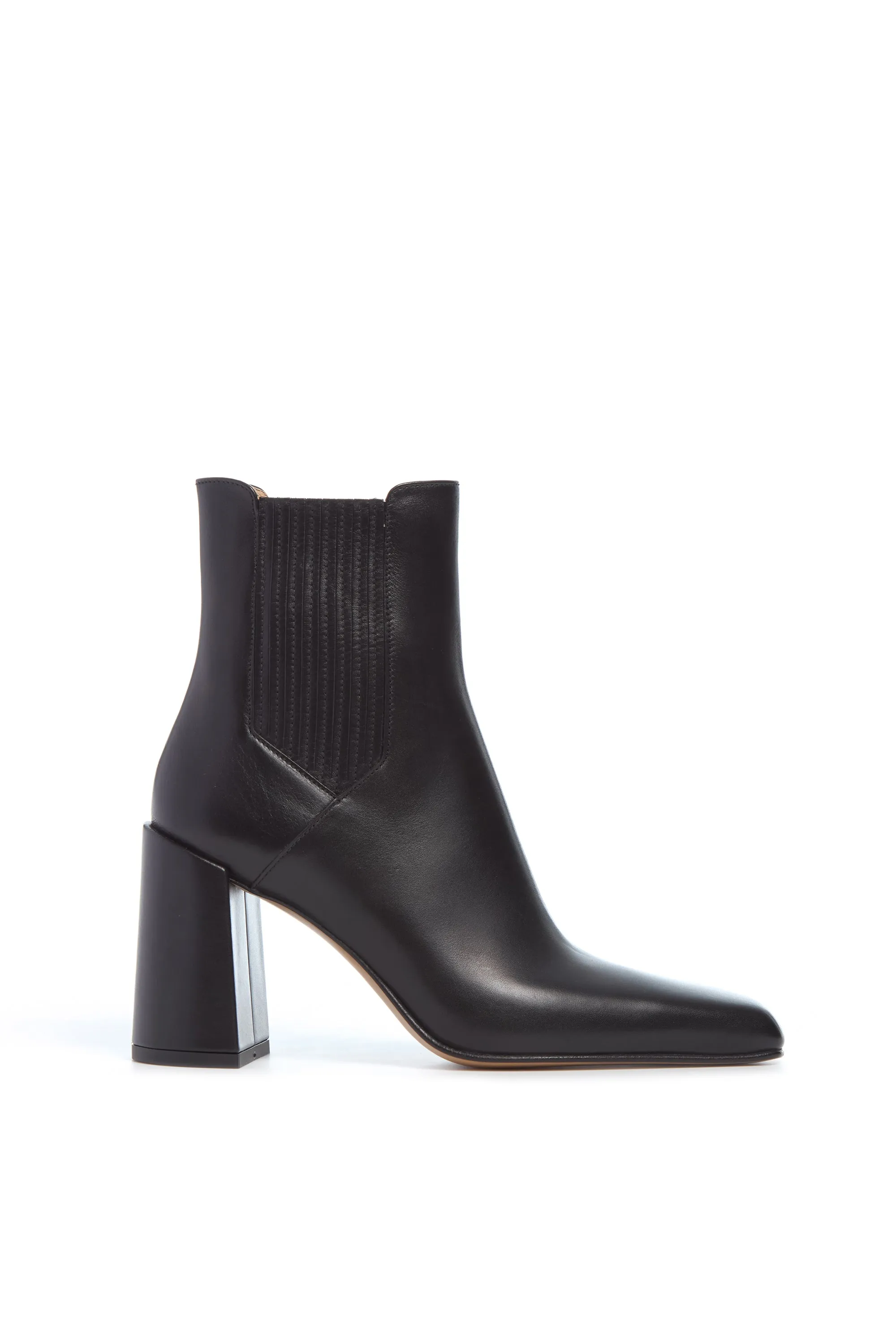 Luke High Heel Ankle Boot in Black Leather sold by Gabriela Hearst