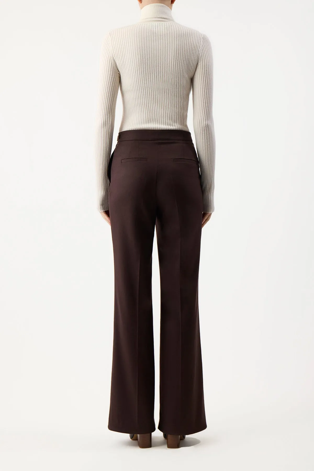 Peppe Knit Turtleneck in Ivory Cashmere Silk sold by Gabriela Hearst product image thumbnail 4