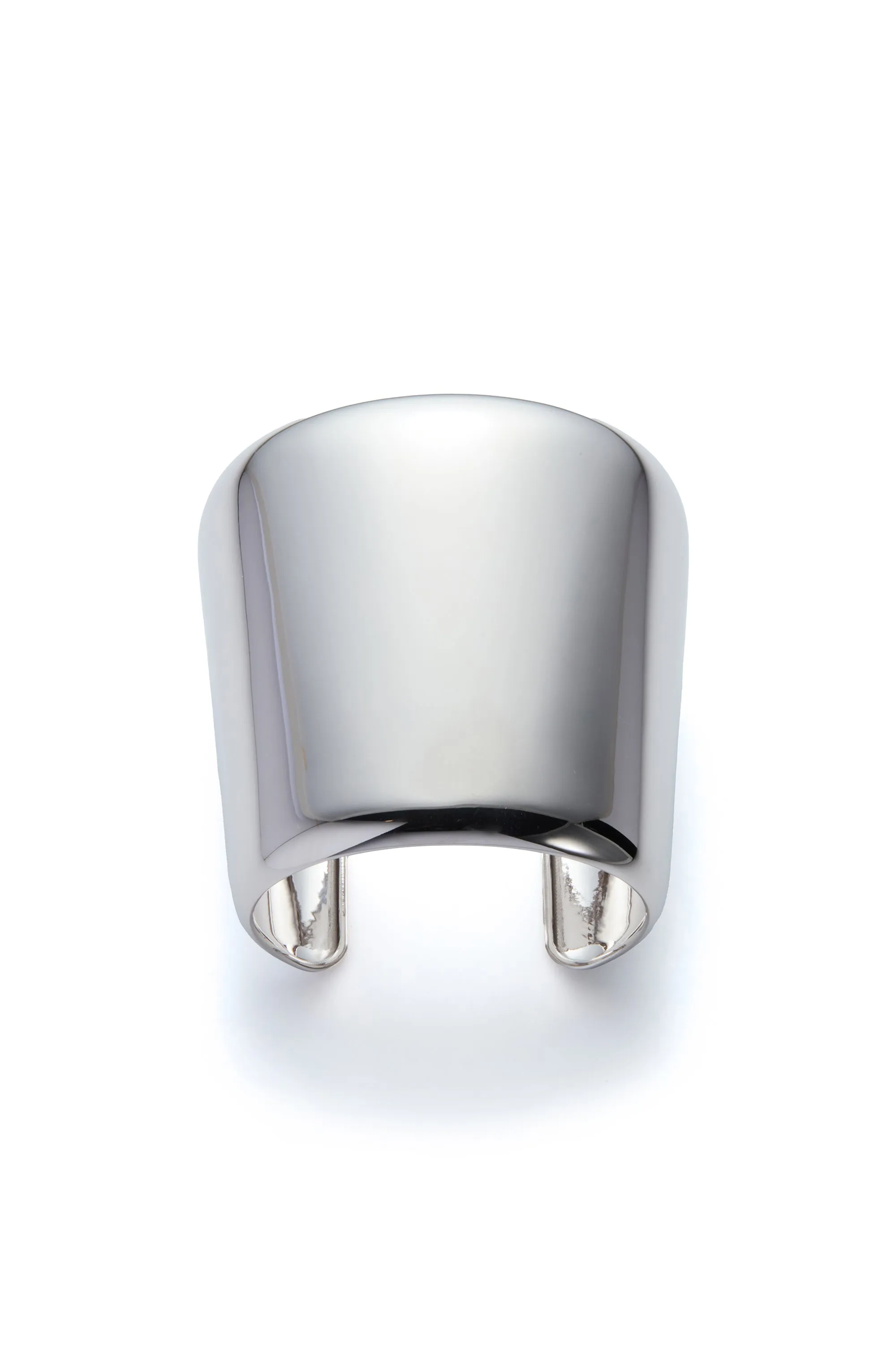 Long Cuff Bracelet in 18K White Gold sold by Gabriela Hearst