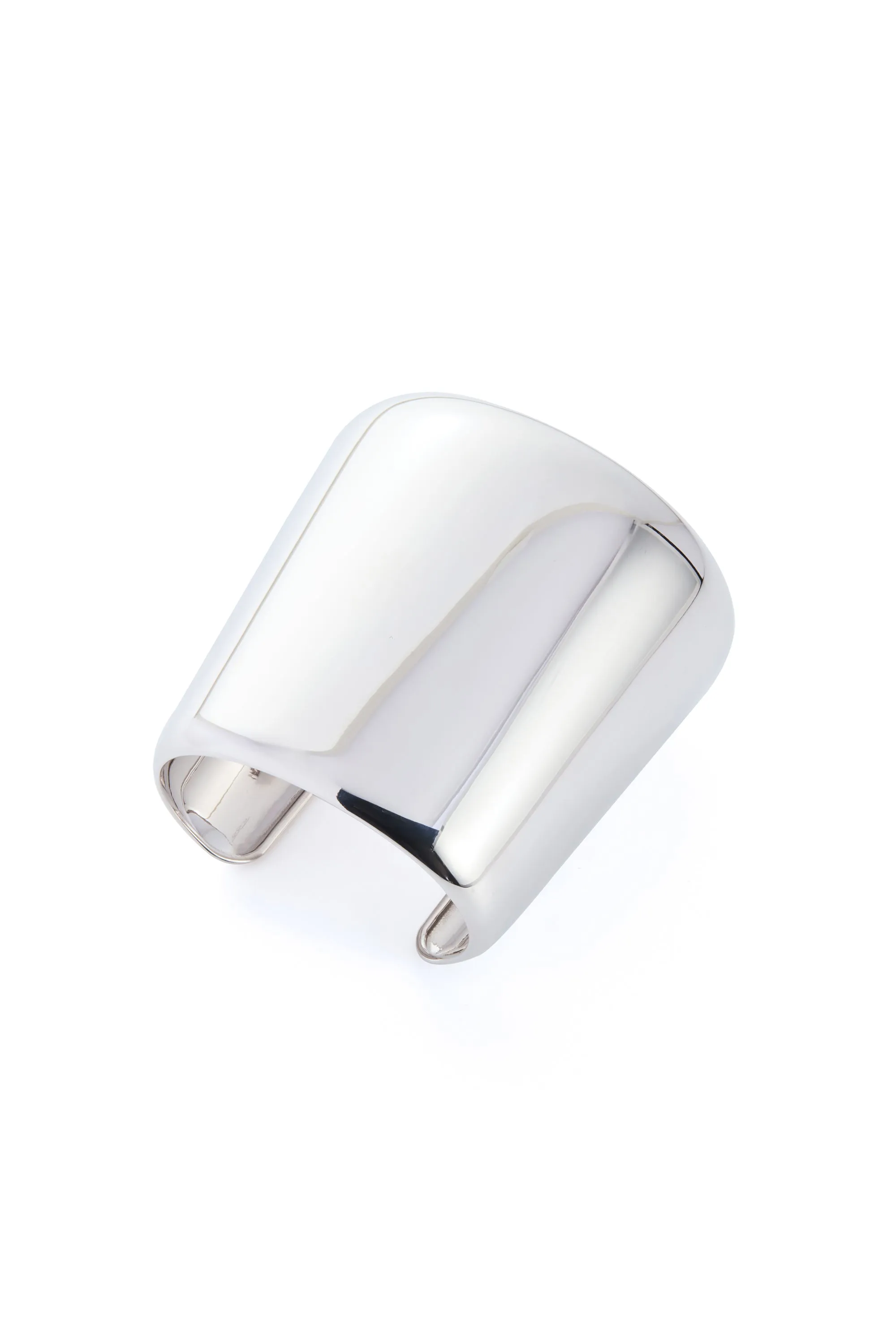 Long Cuff Bracelet in 18K White Gold sold by Gabriela Hearst product image thumbnail 3