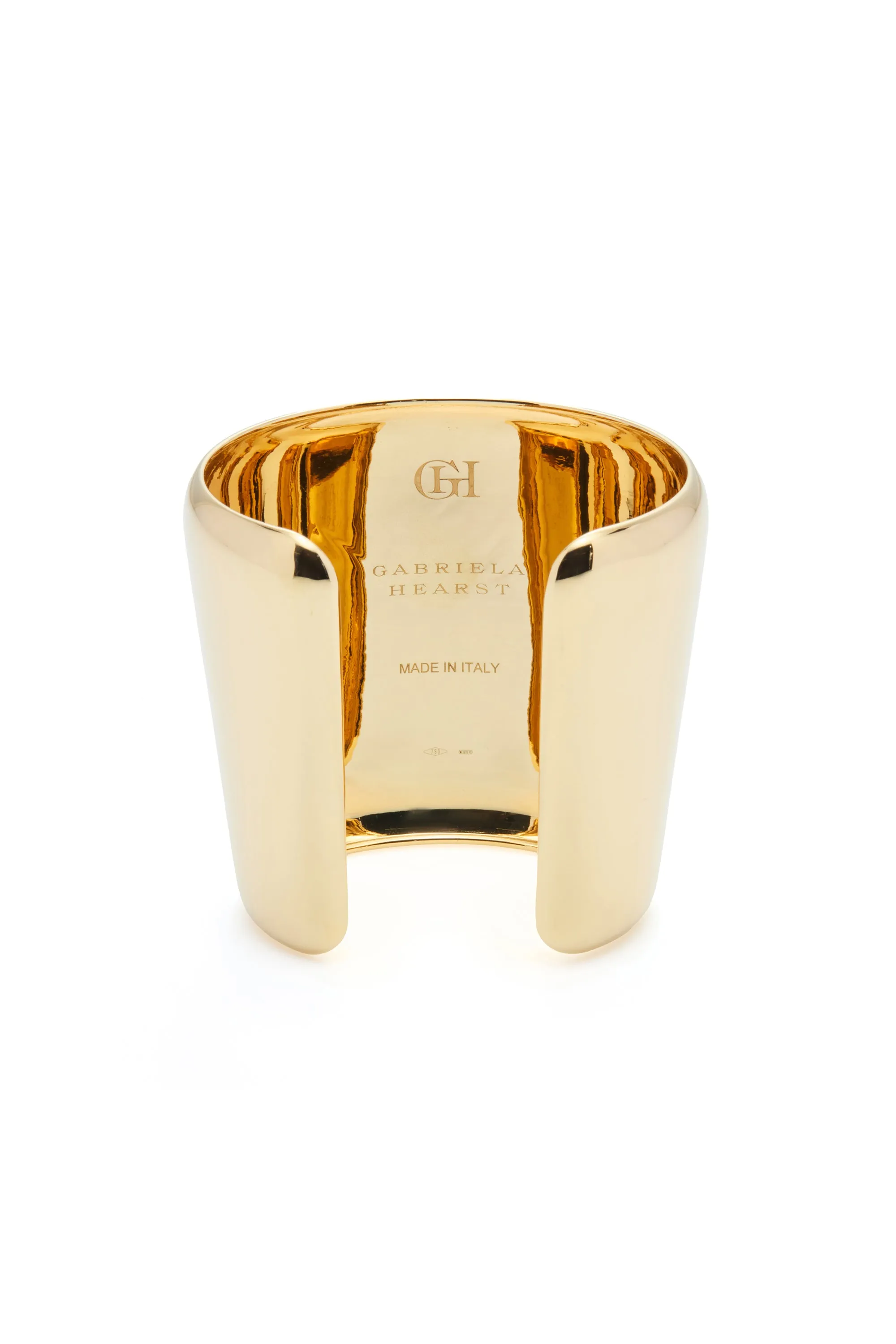 Long Cuff Bracelet in 18K Yellow Gold sold by Gabriela Hearst product image thumbnail 5