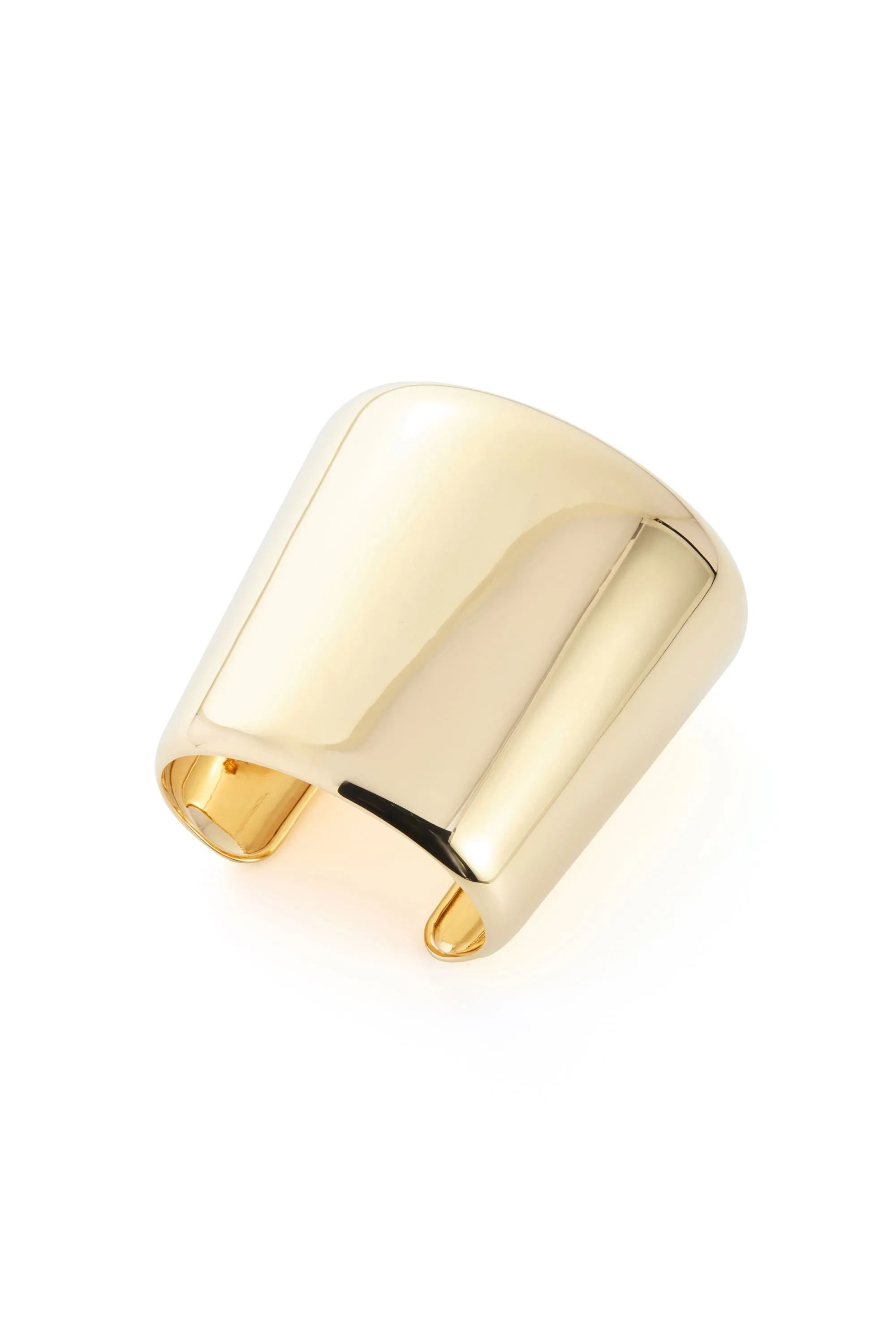 Long Cuff Bracelet in 18K Yellow Gold sold by Gabriela Hearst product image thumbnail 3