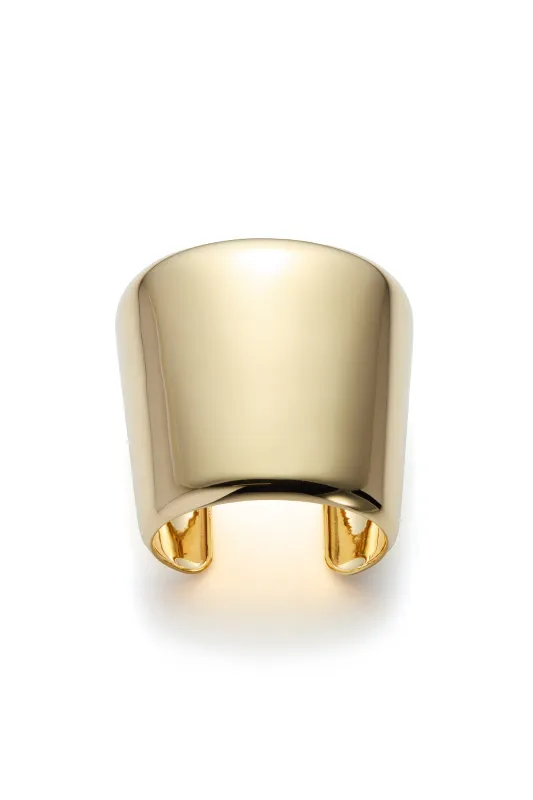 Long Cuff Bracelet in 18K Yellow Gold sold by Gabriela Hearst