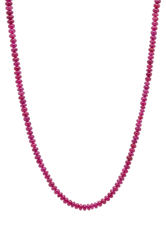 Antique Beaded Necklace in Ruby sold by Gabriela Hearst