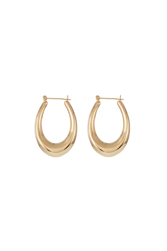 Blown Small Drop Earrings in 18K Rose Gold sold by Gabriela Hearst