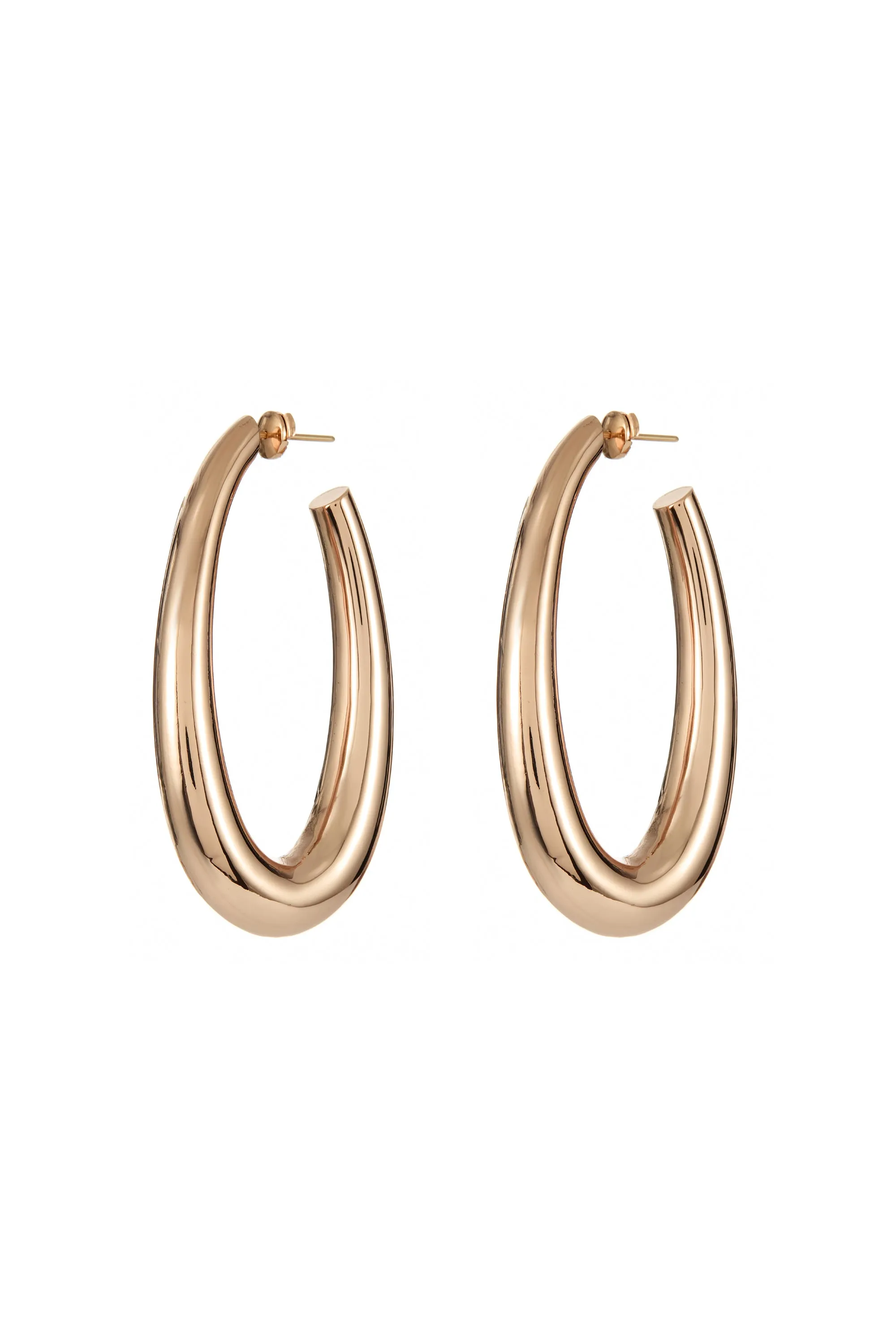 Blown Large Drop Earrings in 18K Rose Gold sold by Gabriela Hearst product image thumbnail 2